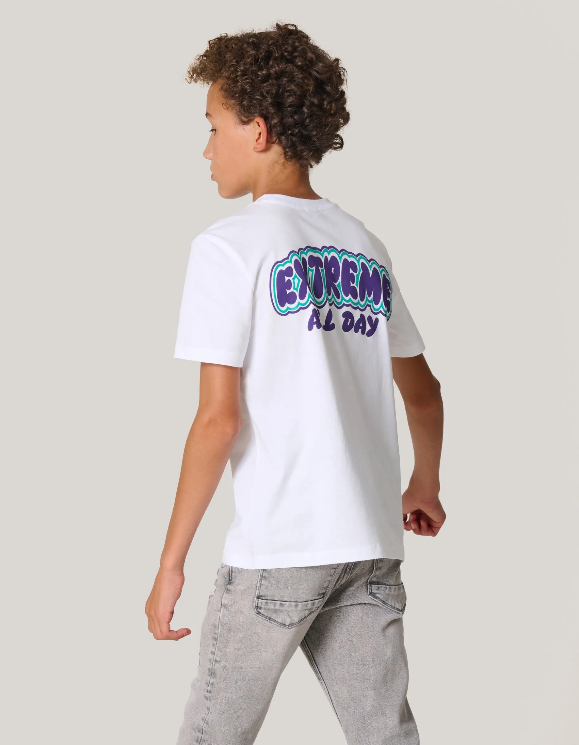 Artwork T-shirt Wit