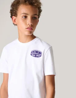 Artwork T-shirt Wit