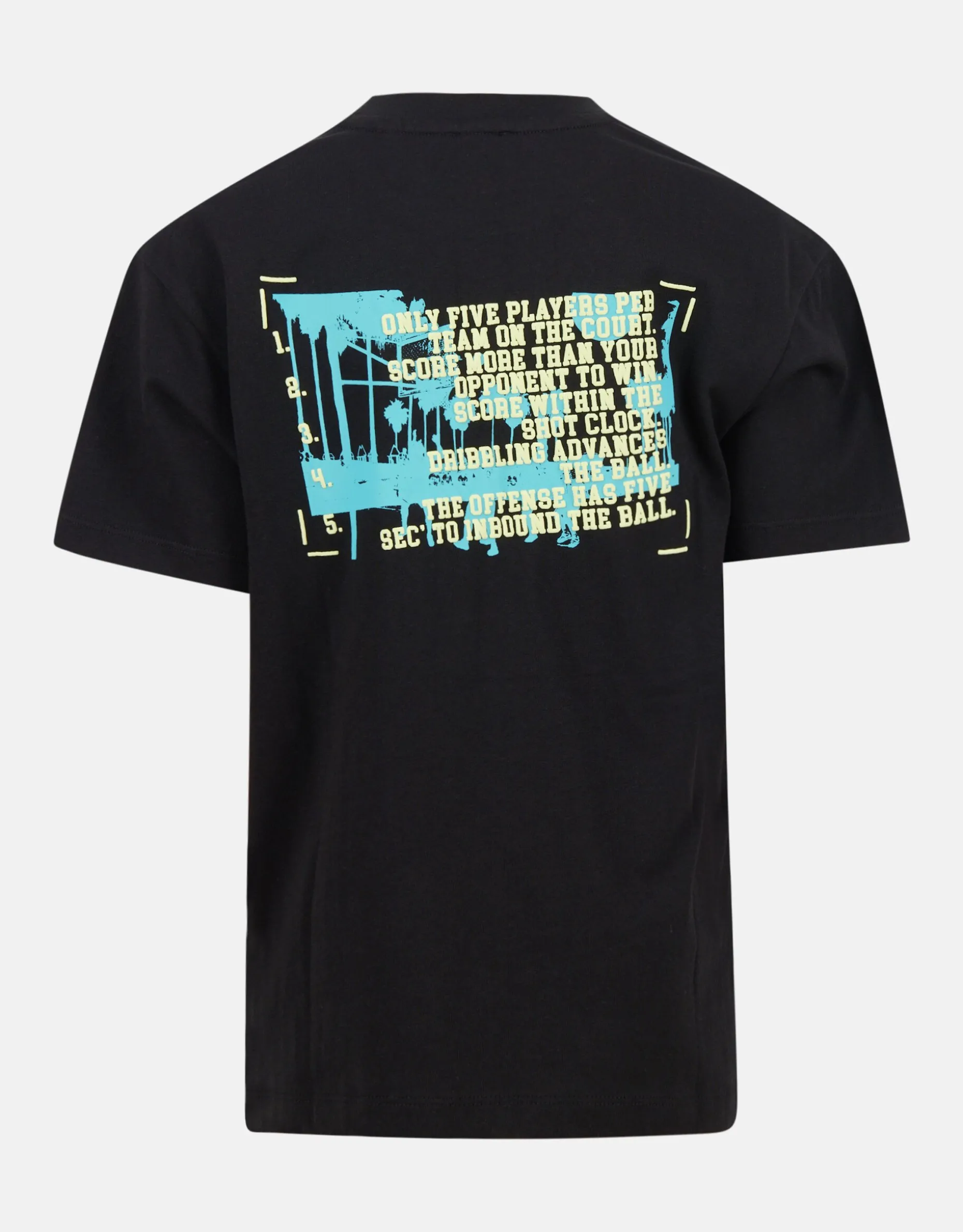 Artwork T-shirt Zwart