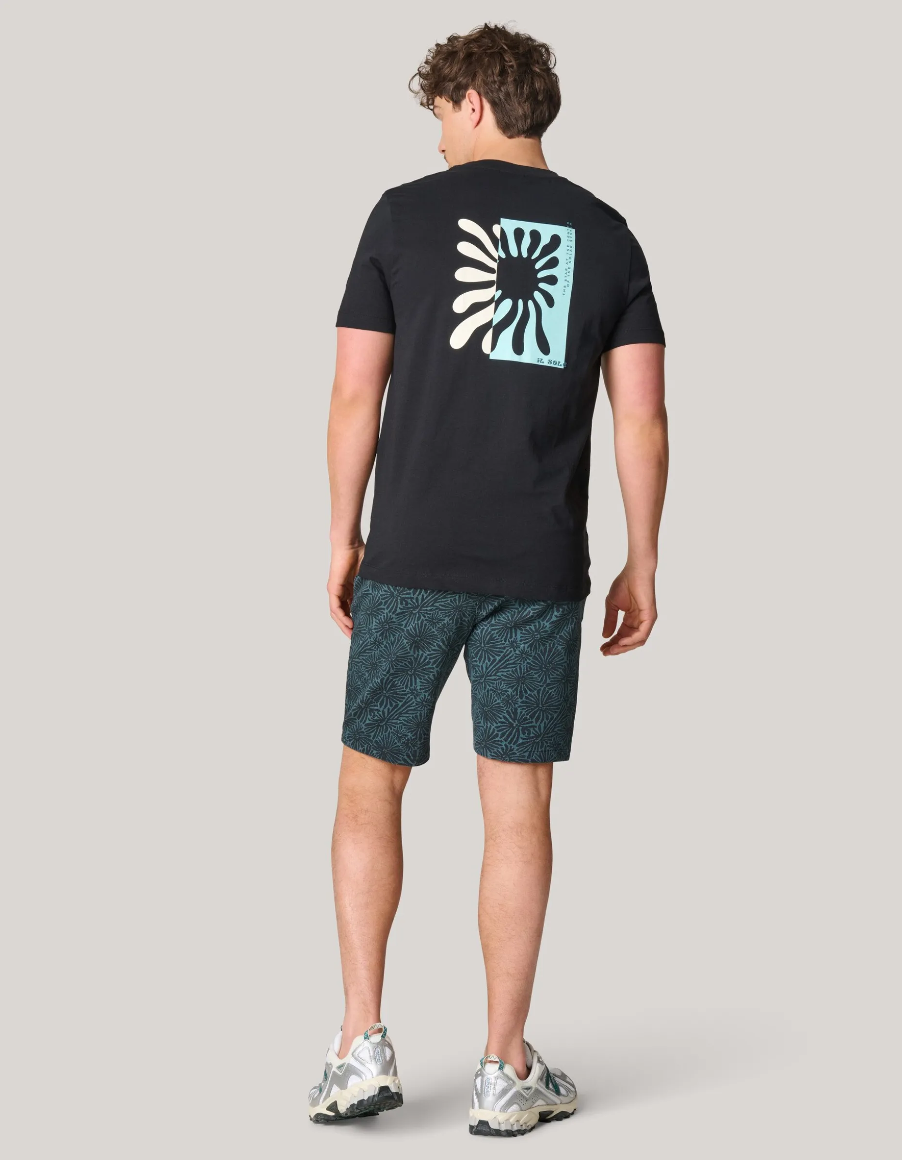 Artwork T-shirt Zwart