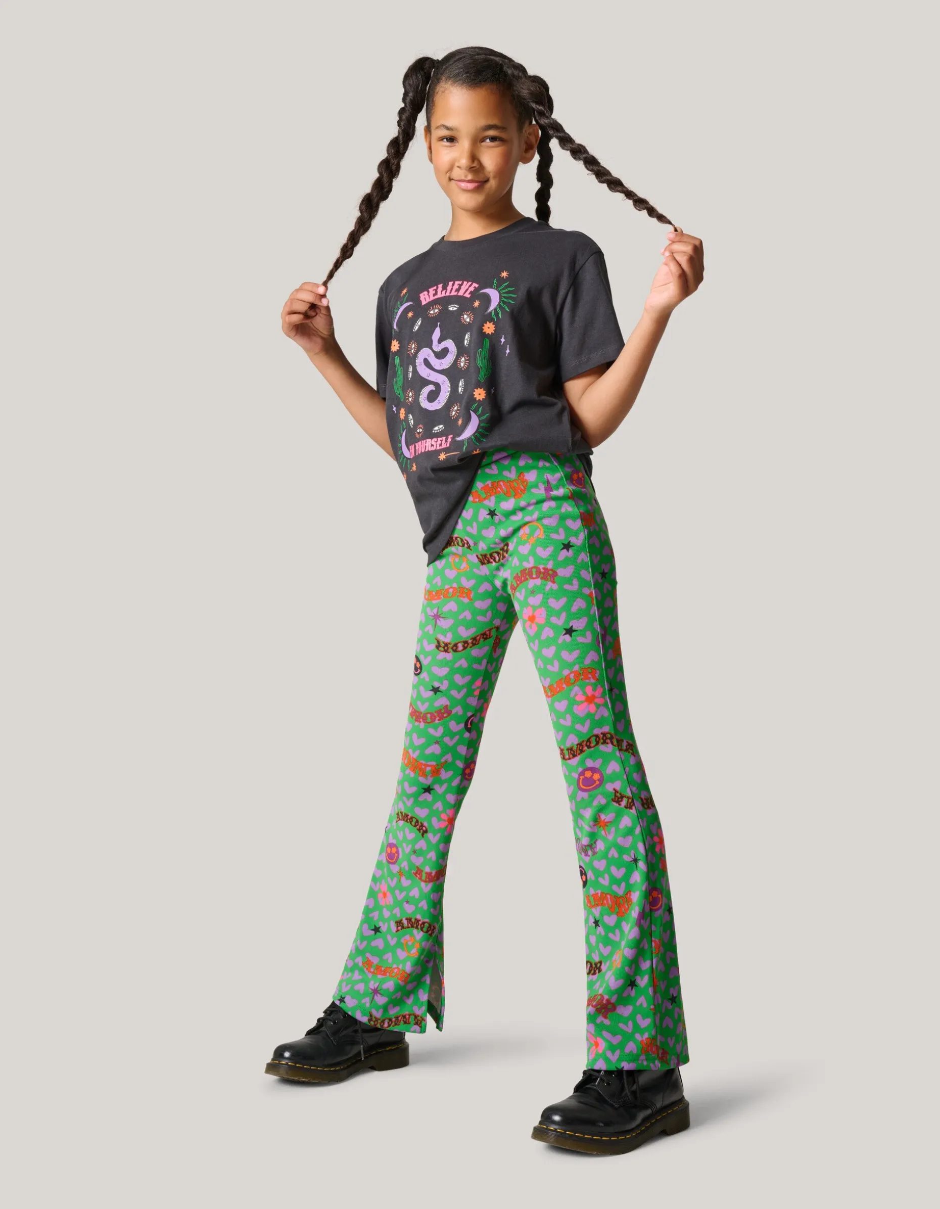Artwork T-shirt Zwart