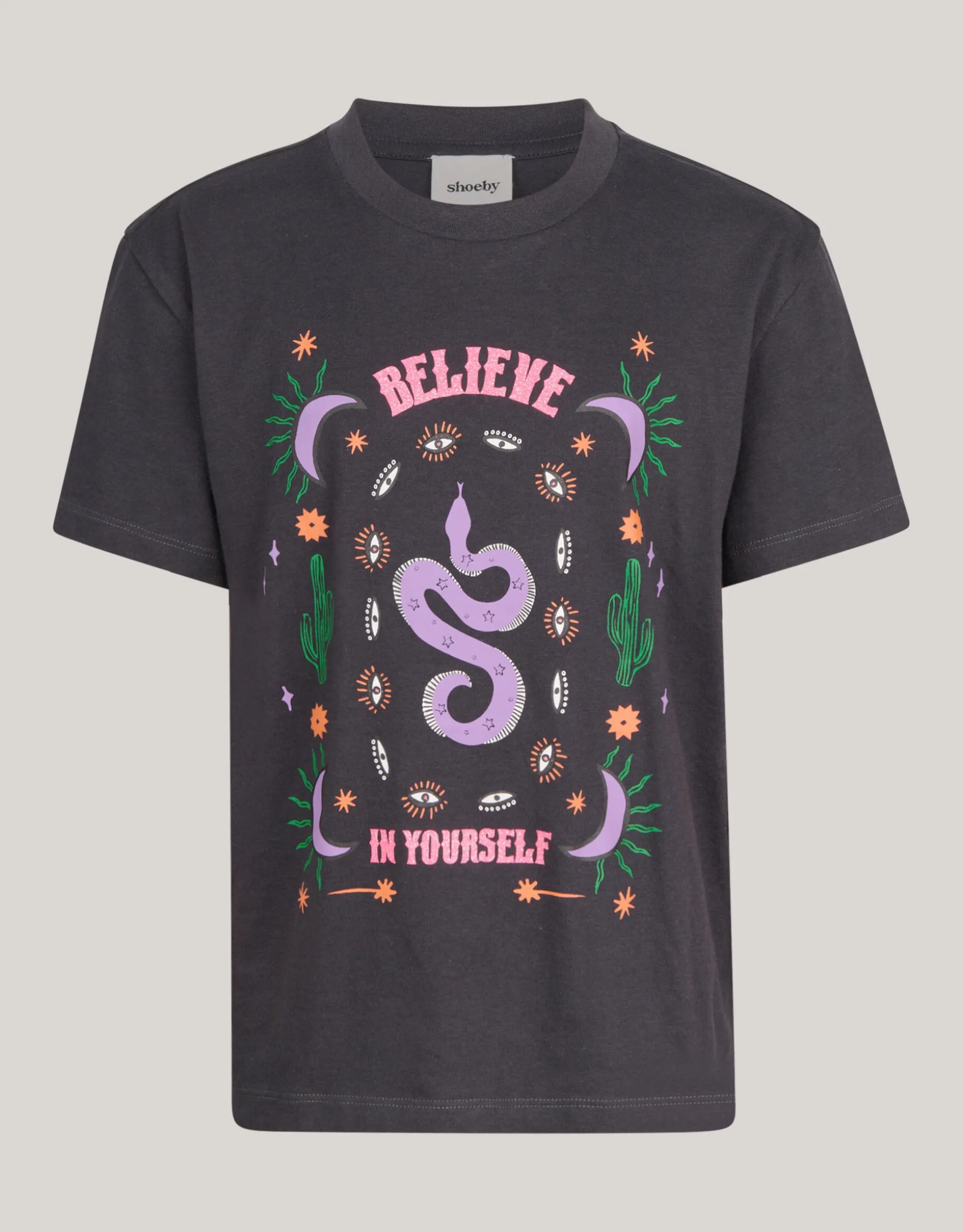 Artwork T-shirt Zwart