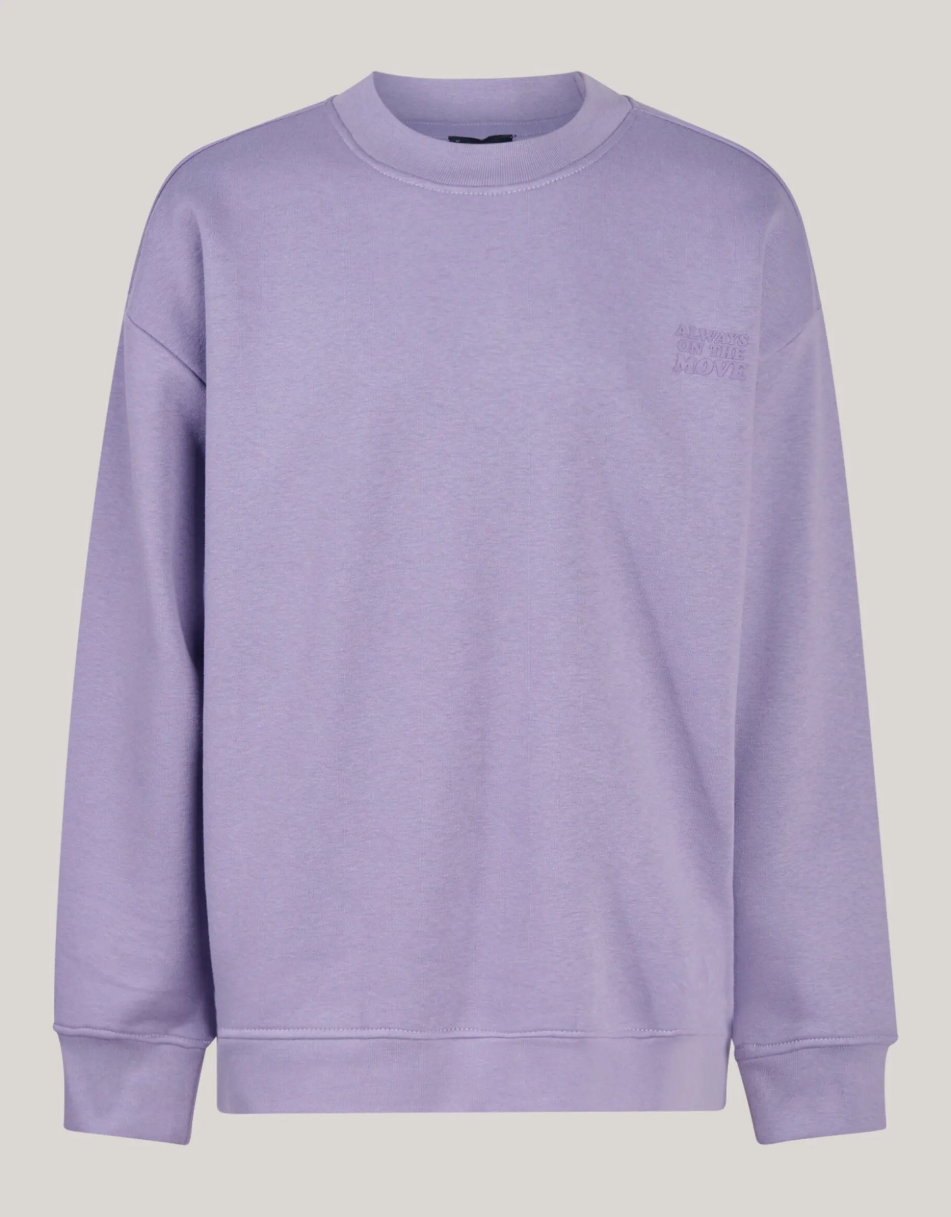 Backprint Sweater Lichtpaars