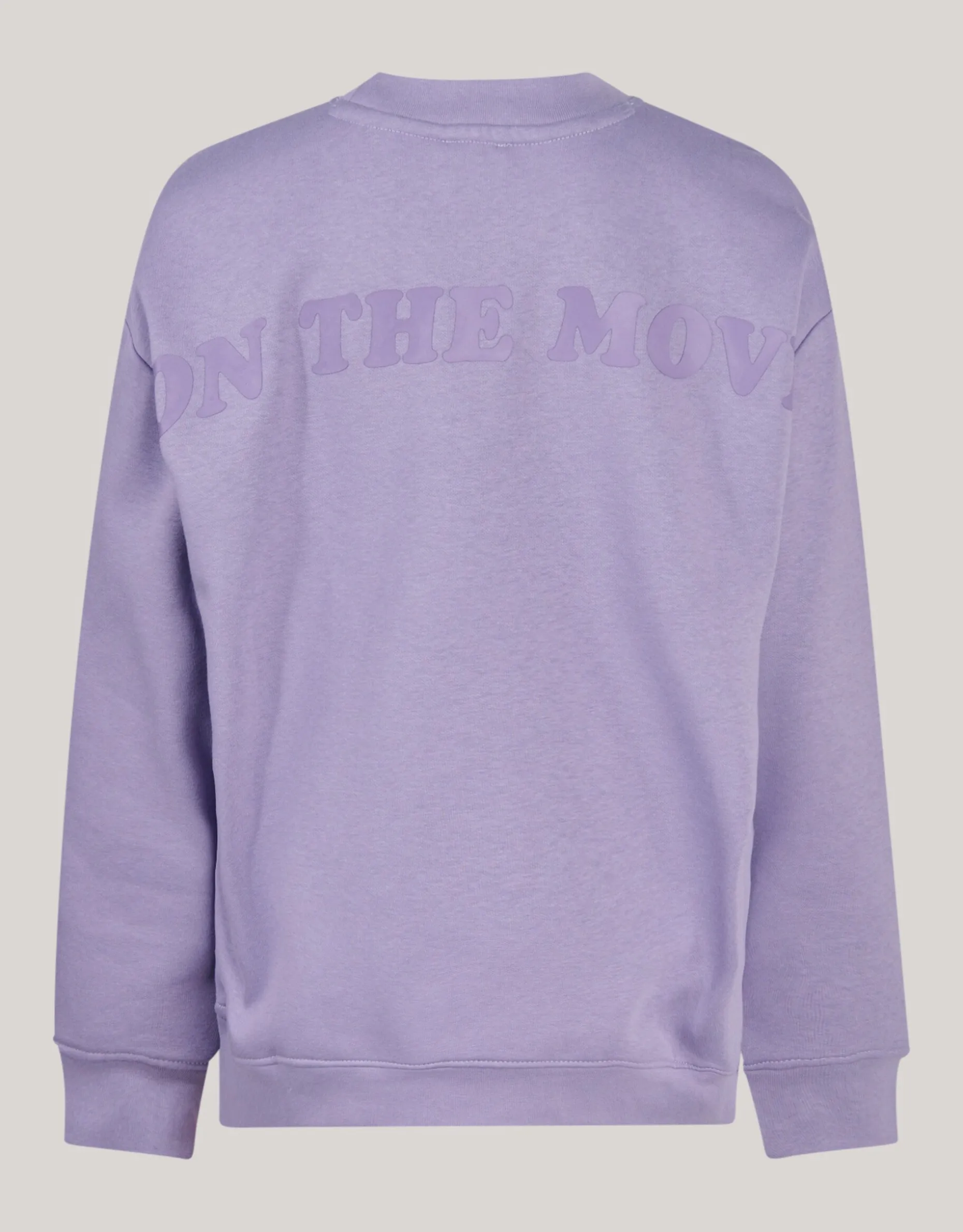 Backprint Sweater Lichtpaars