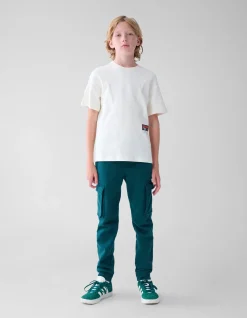 Backprint T-shirt Gebroken Wit