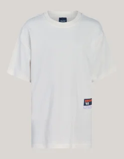 Backprint T-shirt Gebroken Wit