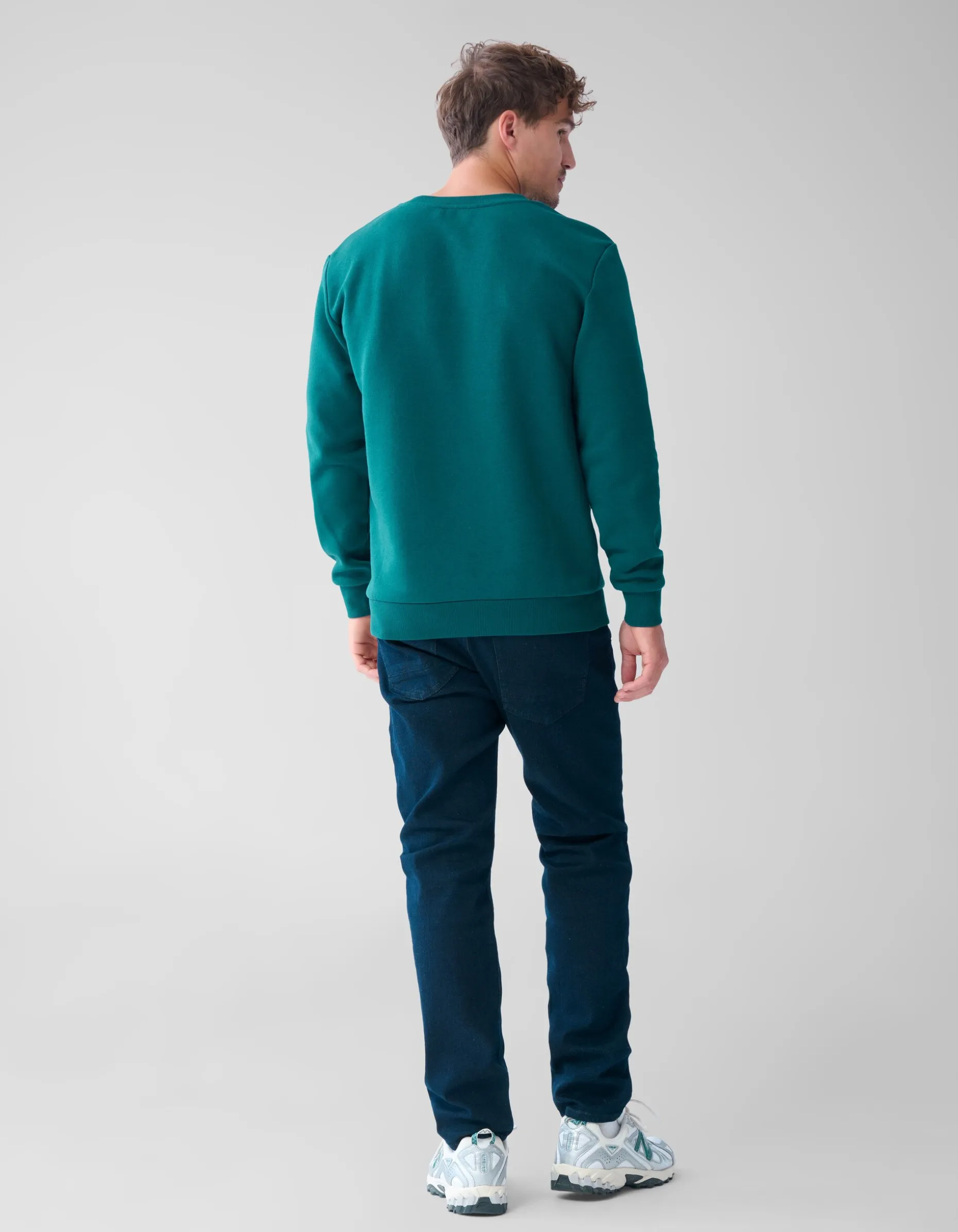 Badge Sweater Donkergroen