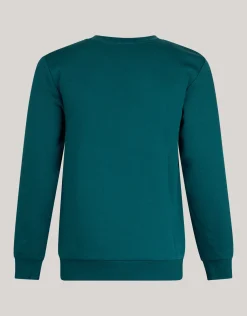 Badge Sweater Donkergroen