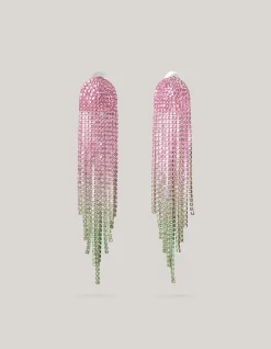 Balayage Strass Oorbellen Roze By Fred