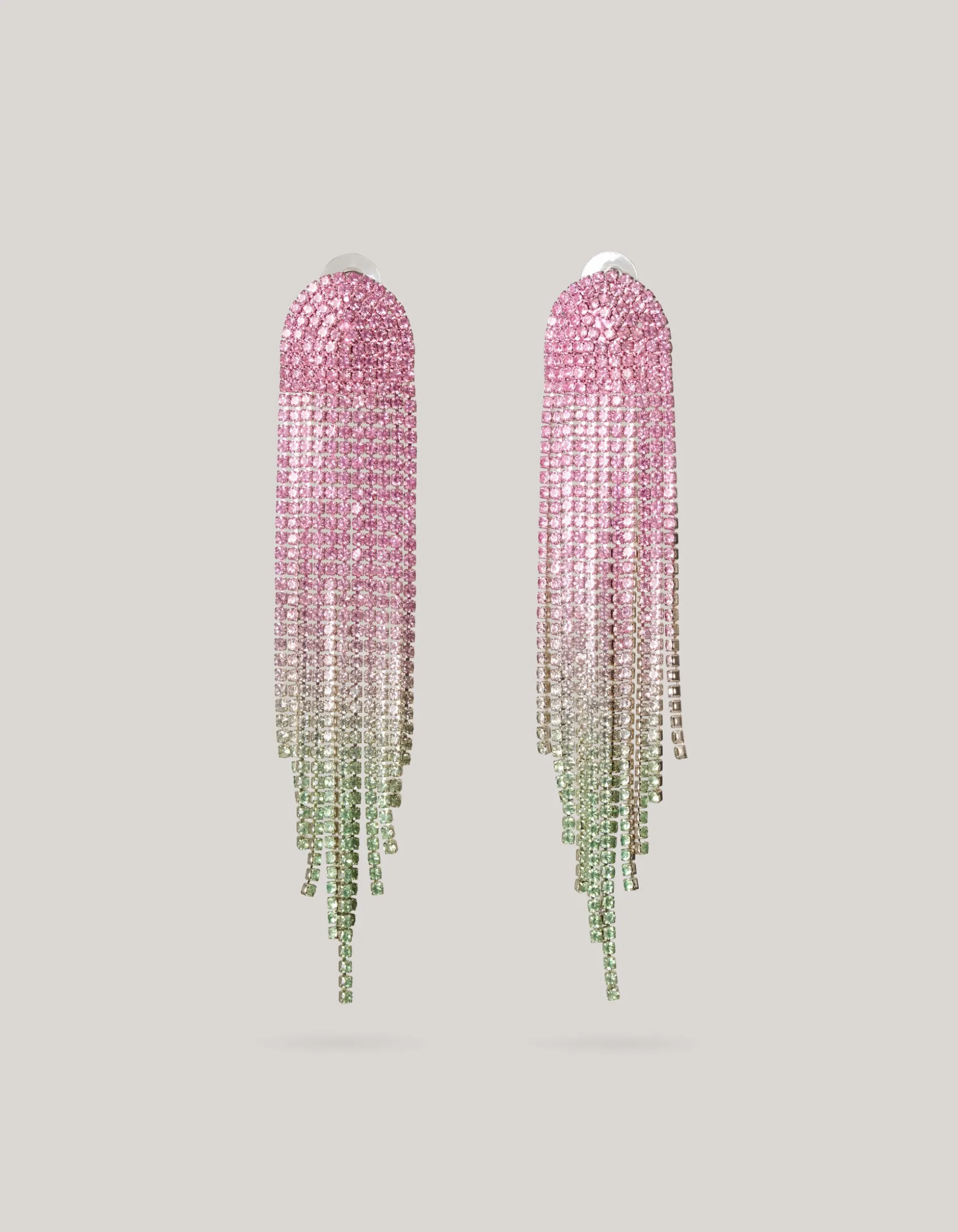 Balayage Strass Oorbellen Roze By Fred