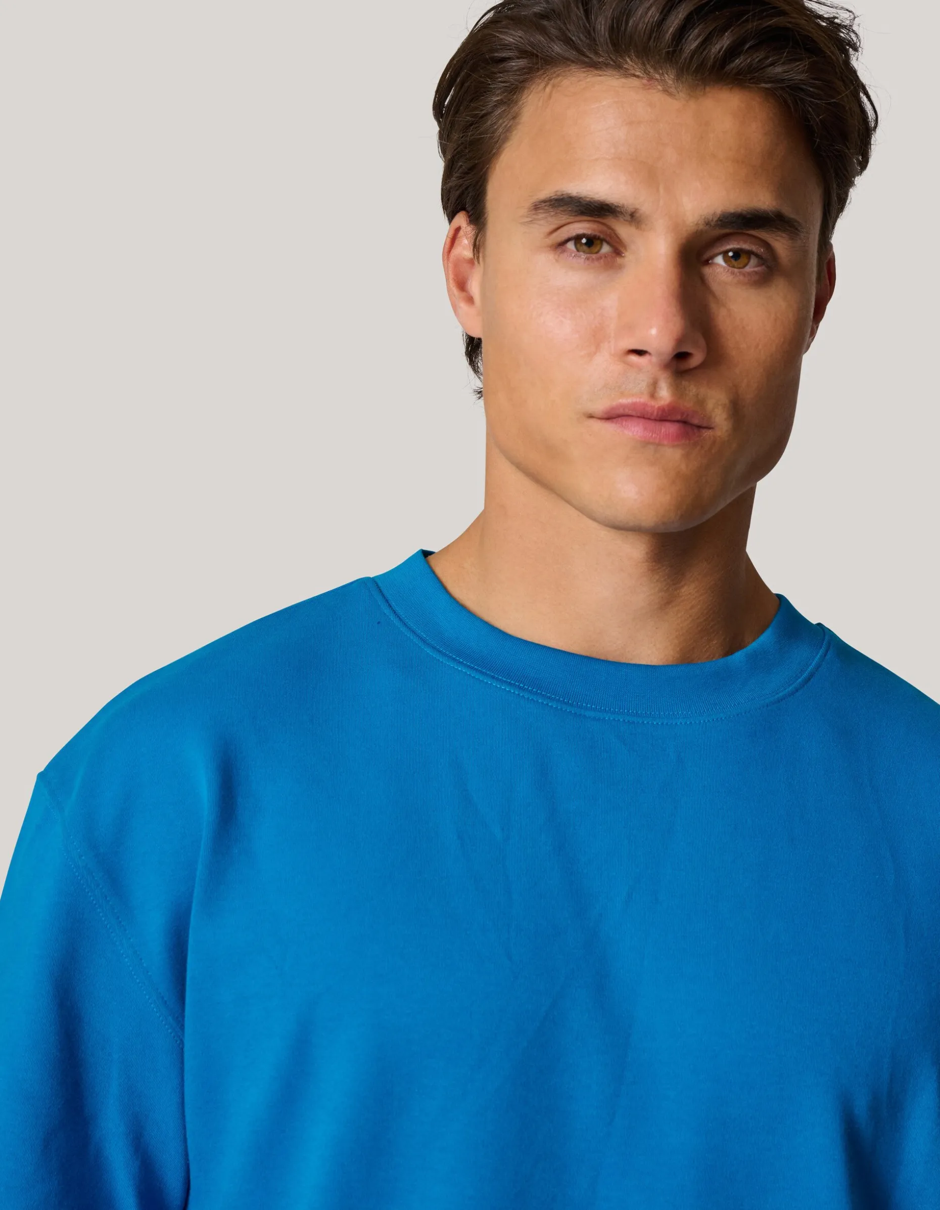 Basic T-shirt Blauw