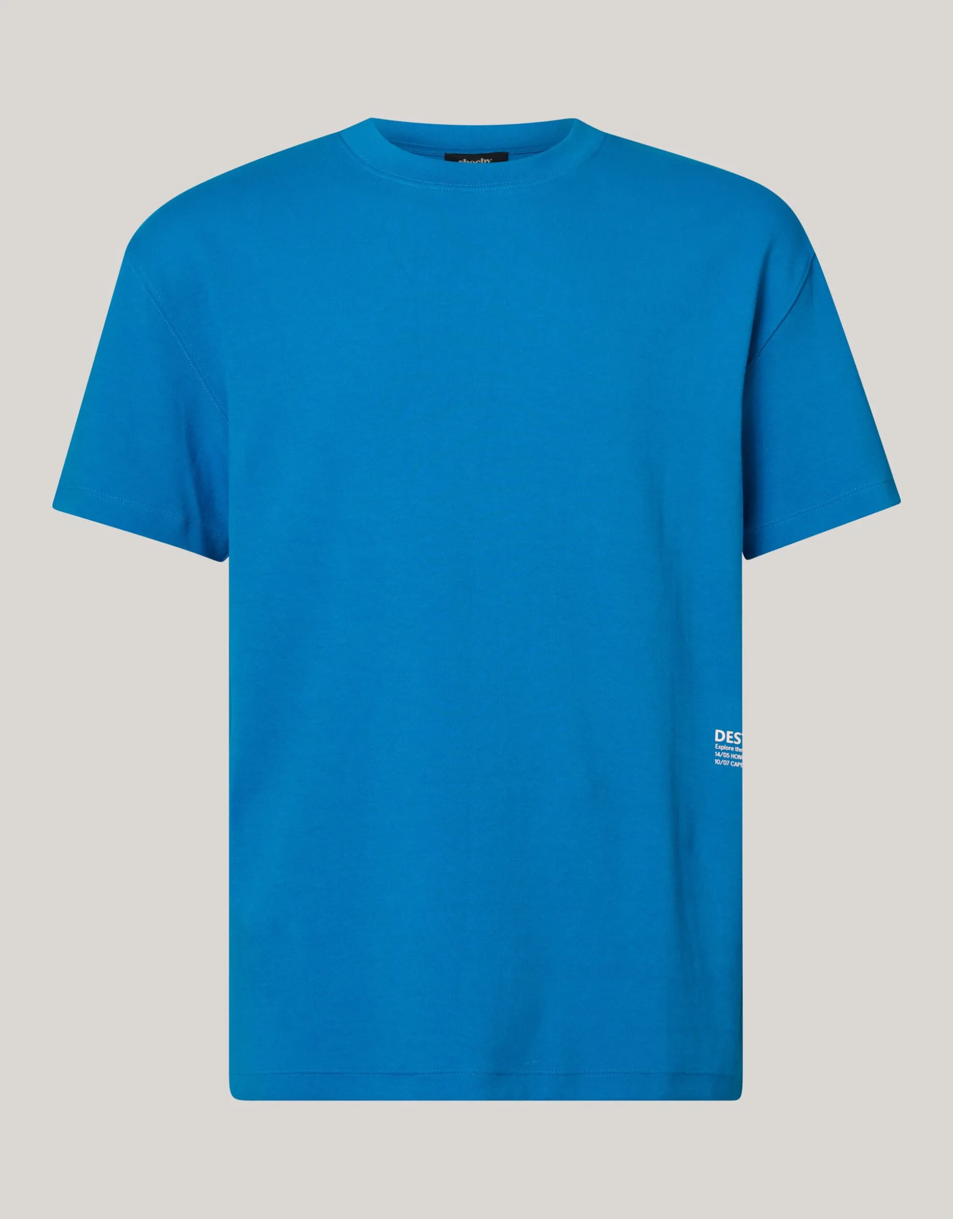 Basic T-shirt Blauw