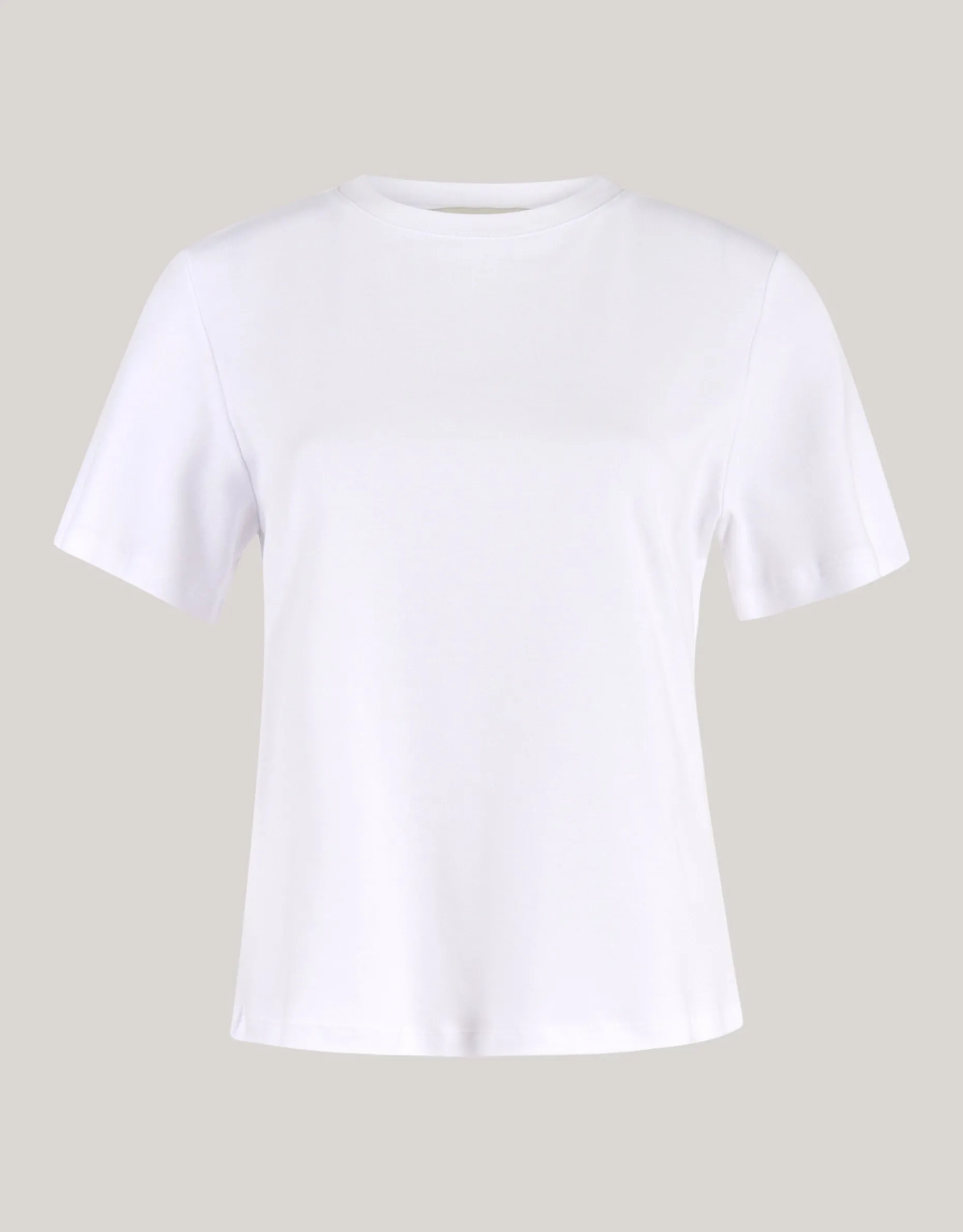 Basis T-shirt Wit By Lonneke