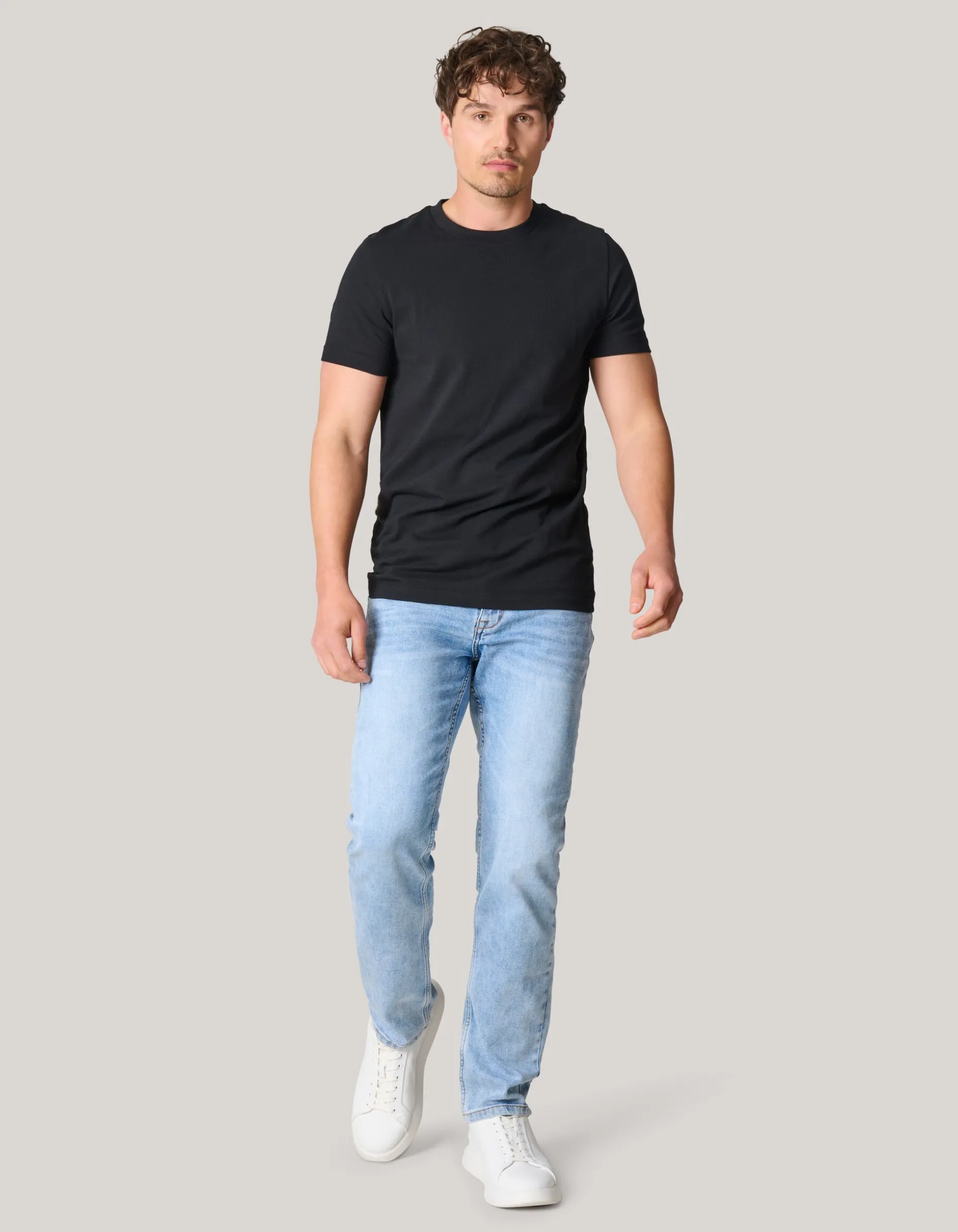 Basis T-shirt Zwart