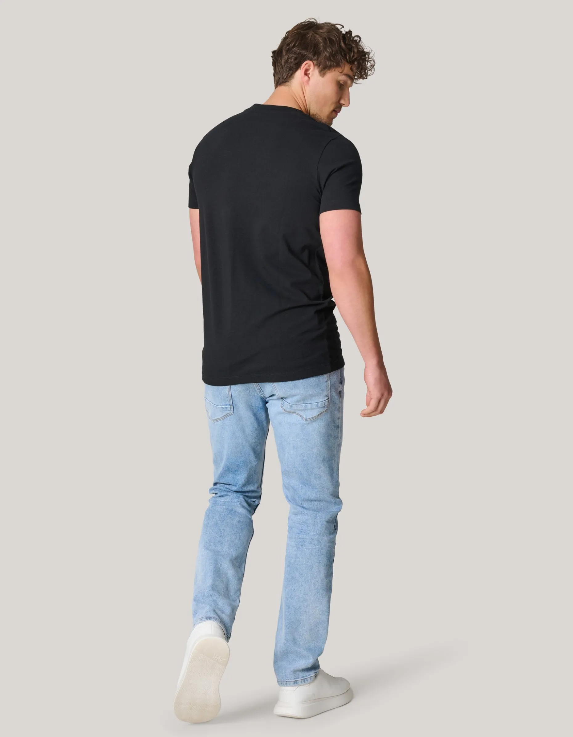 Basis T-shirt Zwart