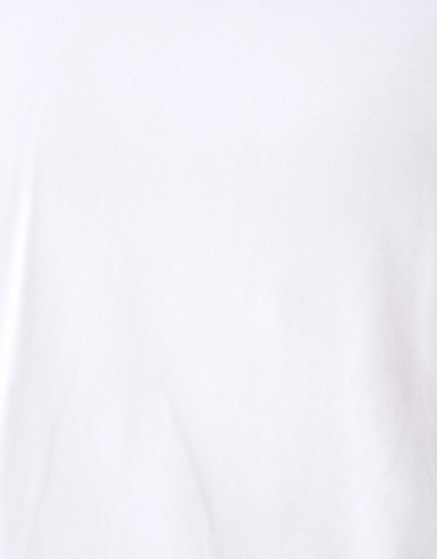 Basis V-hals T-shirt Wit