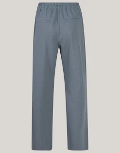 Basis Wide Leg Broek Grijs