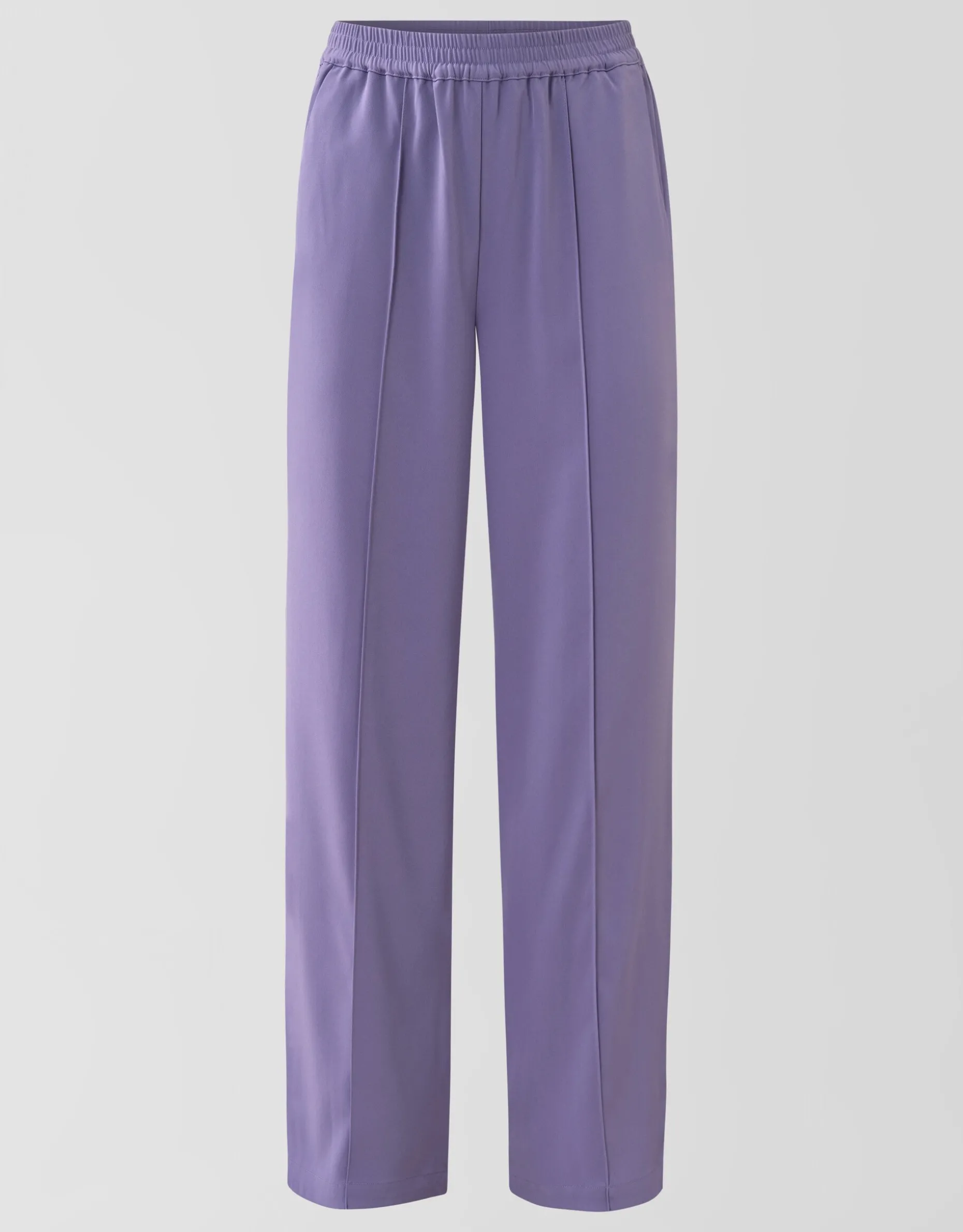 Basis Wide Leg Broek Paars