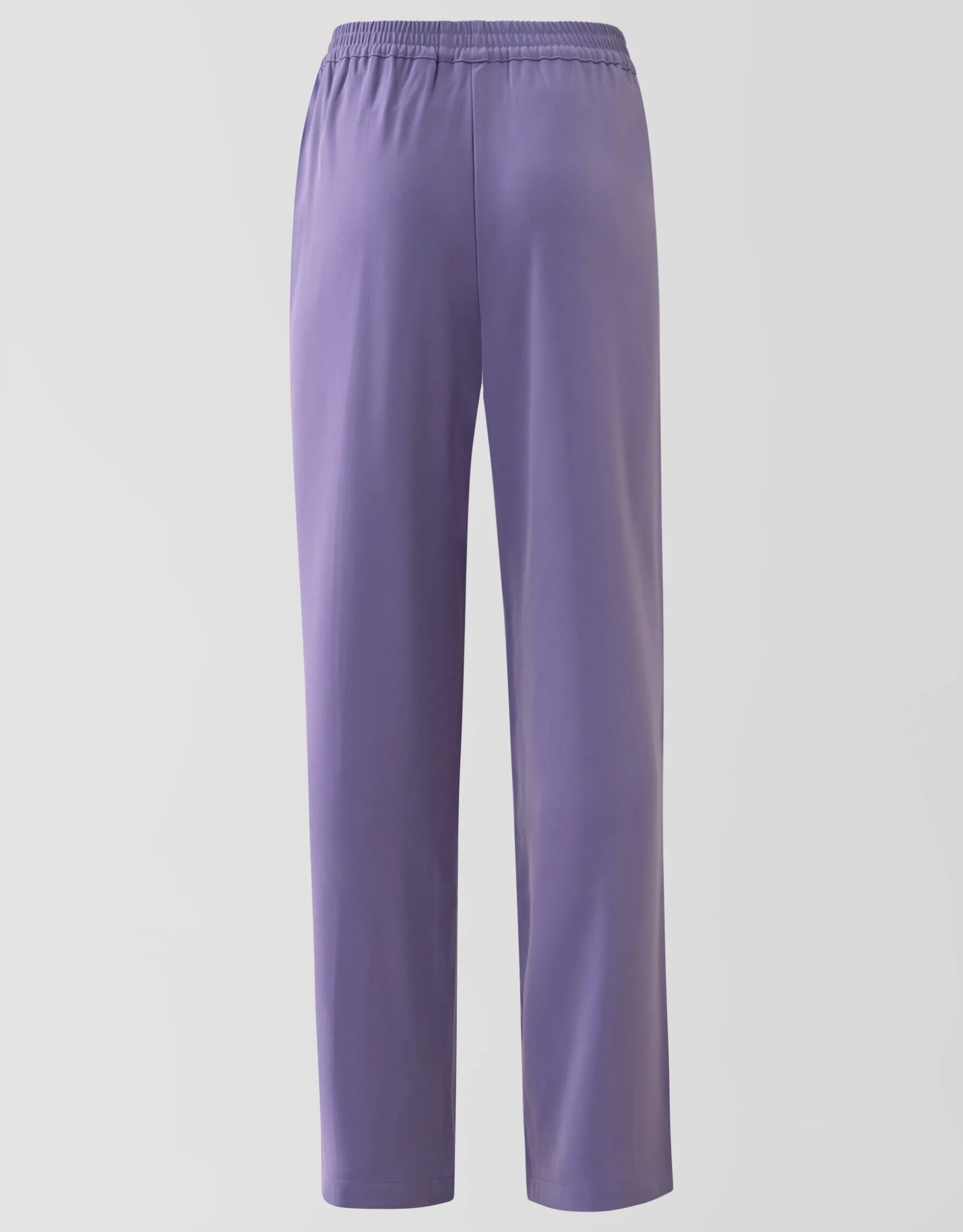 Basis Wide Leg Broek Paars