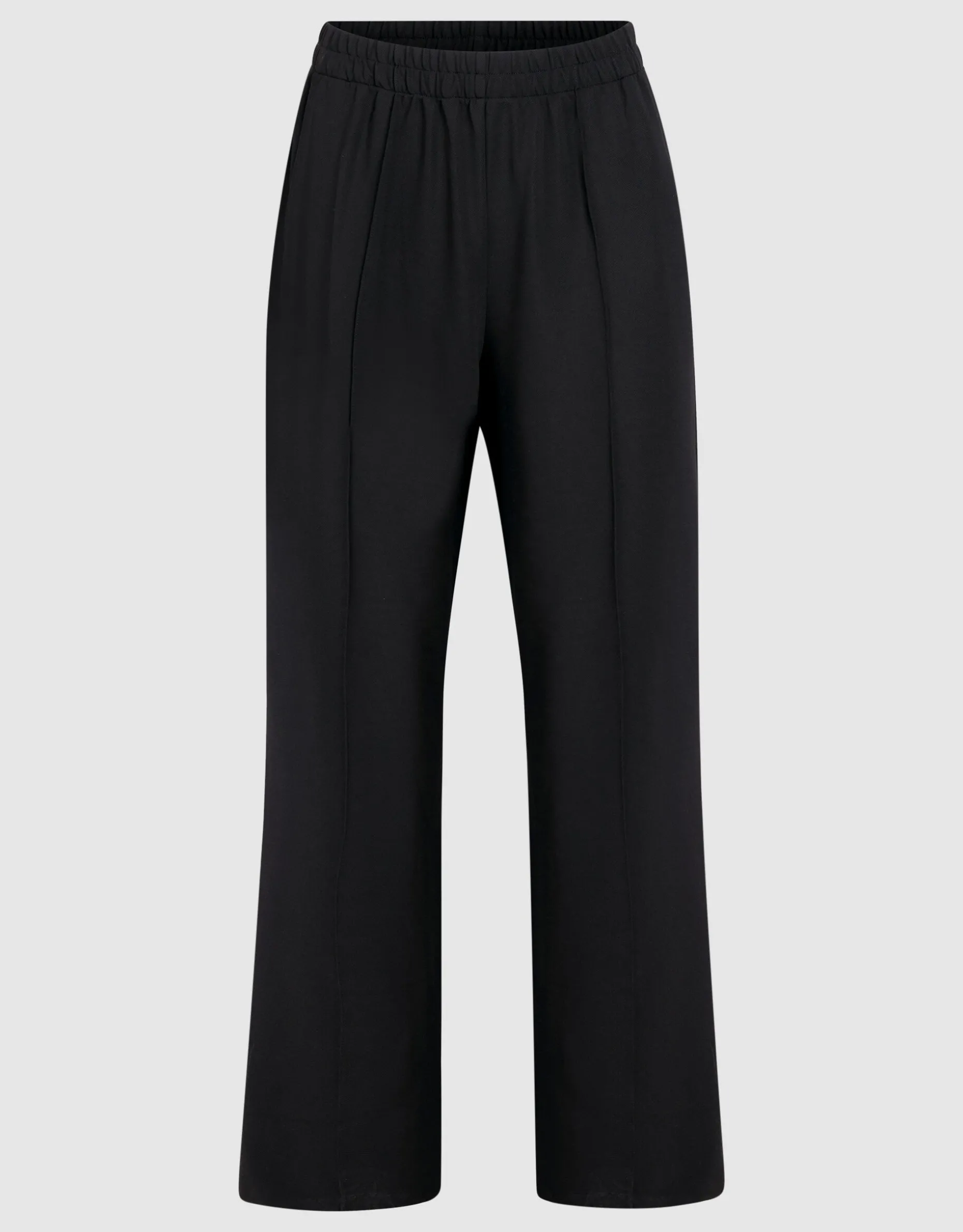 Basis Wide Leg Broek Zwart