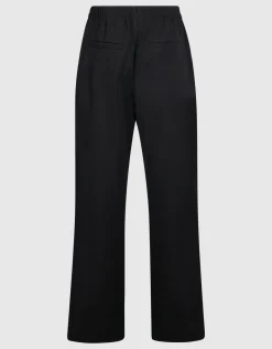Basis Wide Leg Broek Zwart