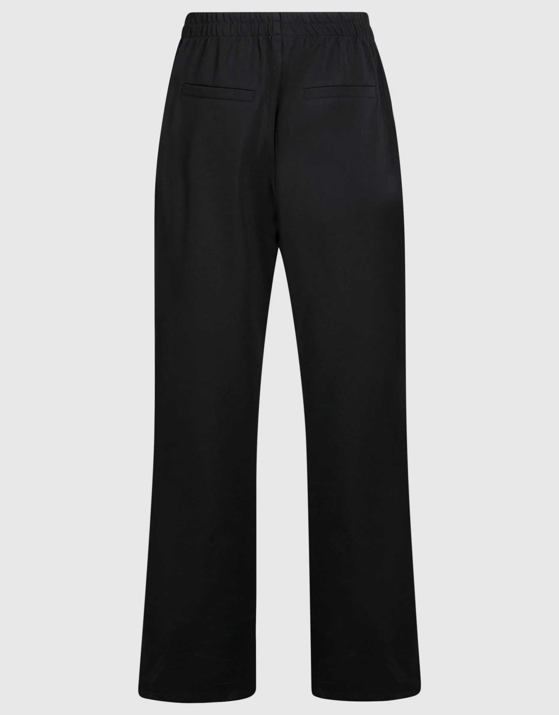 Basis Wide Leg Broek Zwart