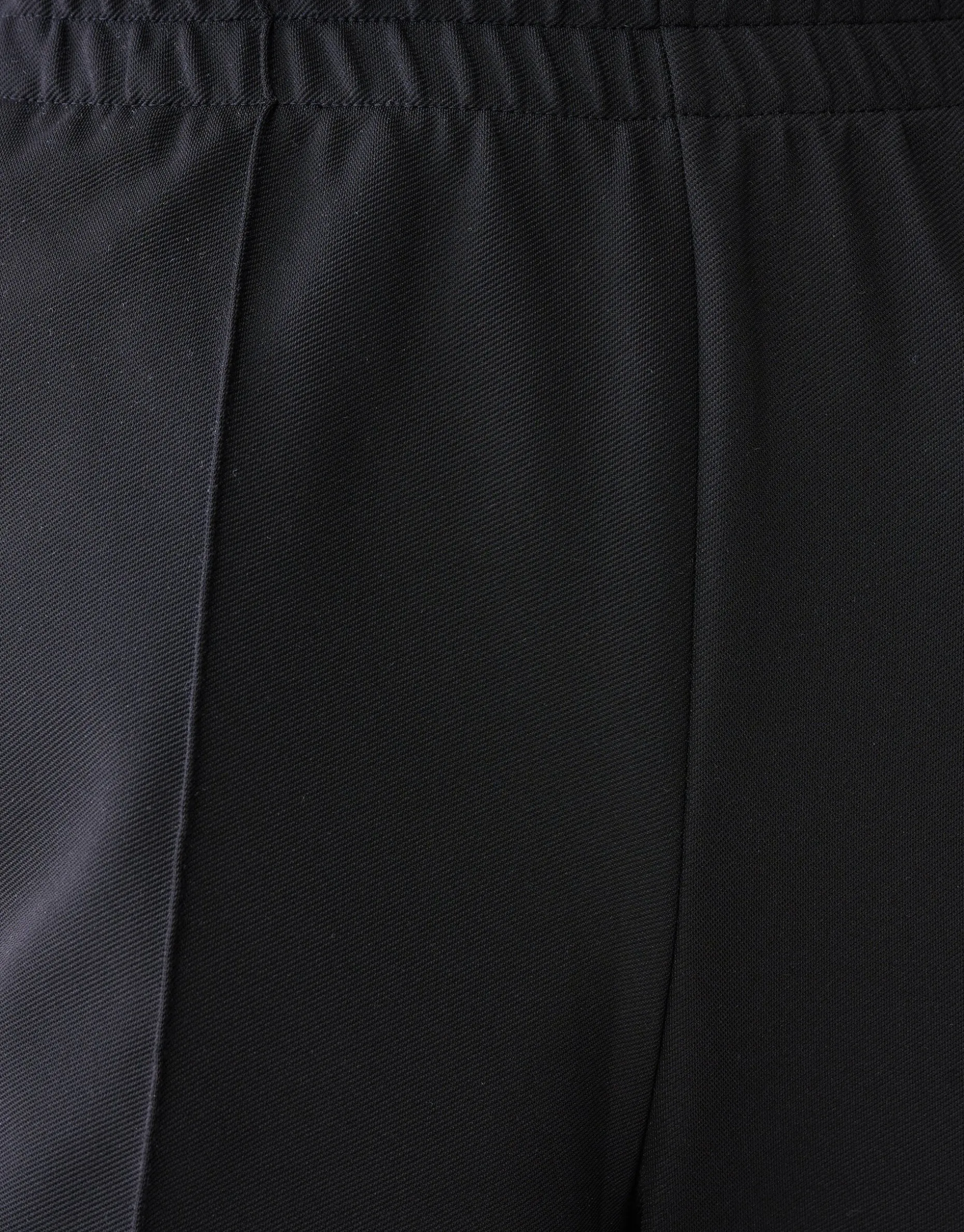 Basis Wide Leg Broek Zwart