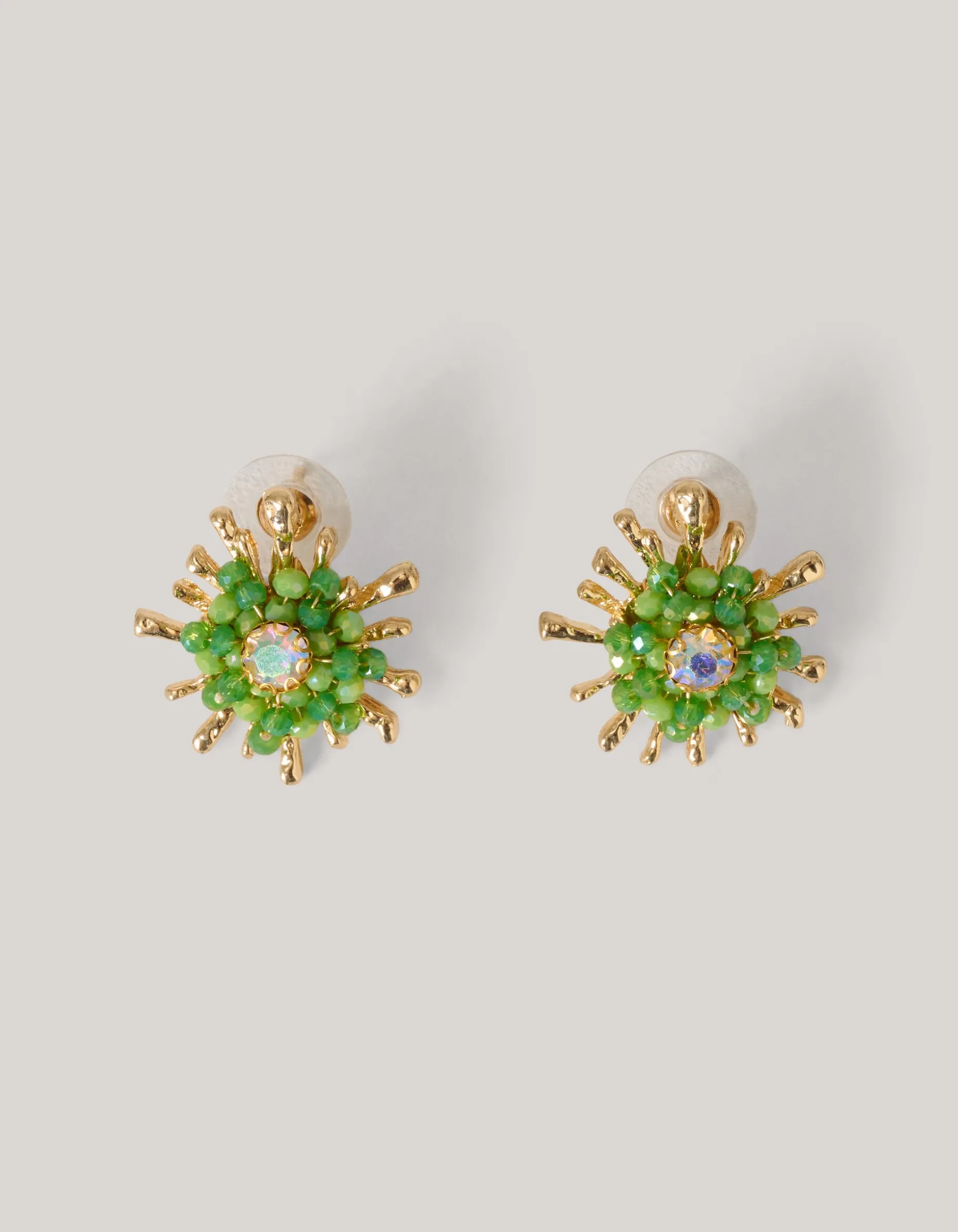 Beaded Oorbellen Groen