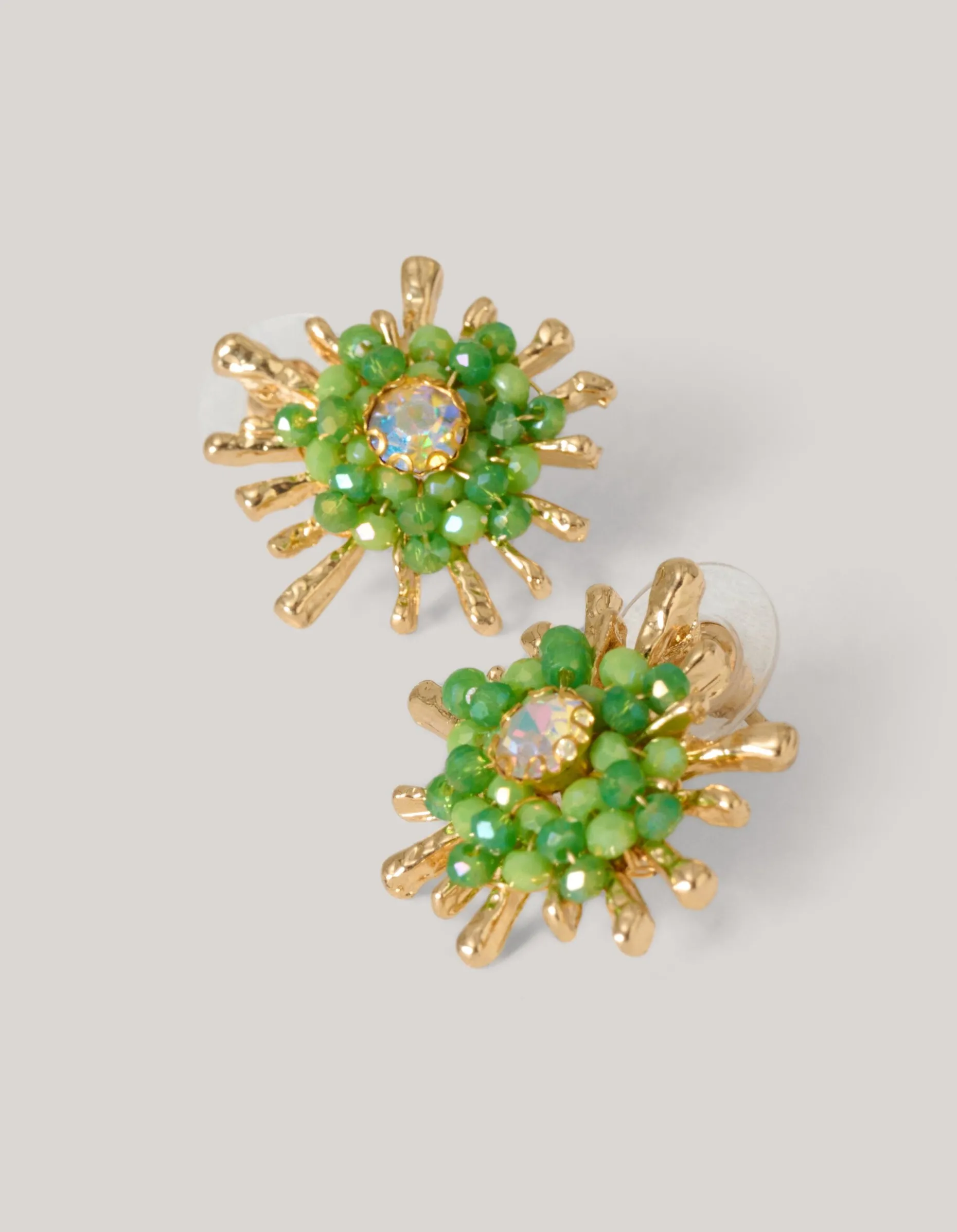 Beaded Oorbellen Groen