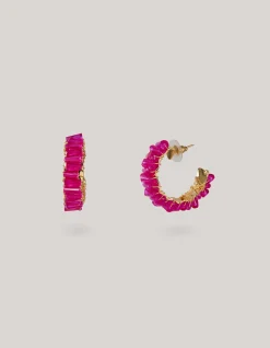 Beaded Oorbellen Roze