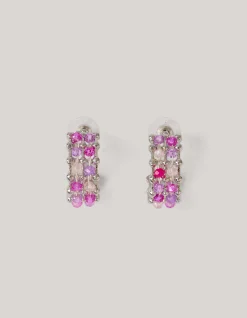 Beaded Oorbellen Zilver