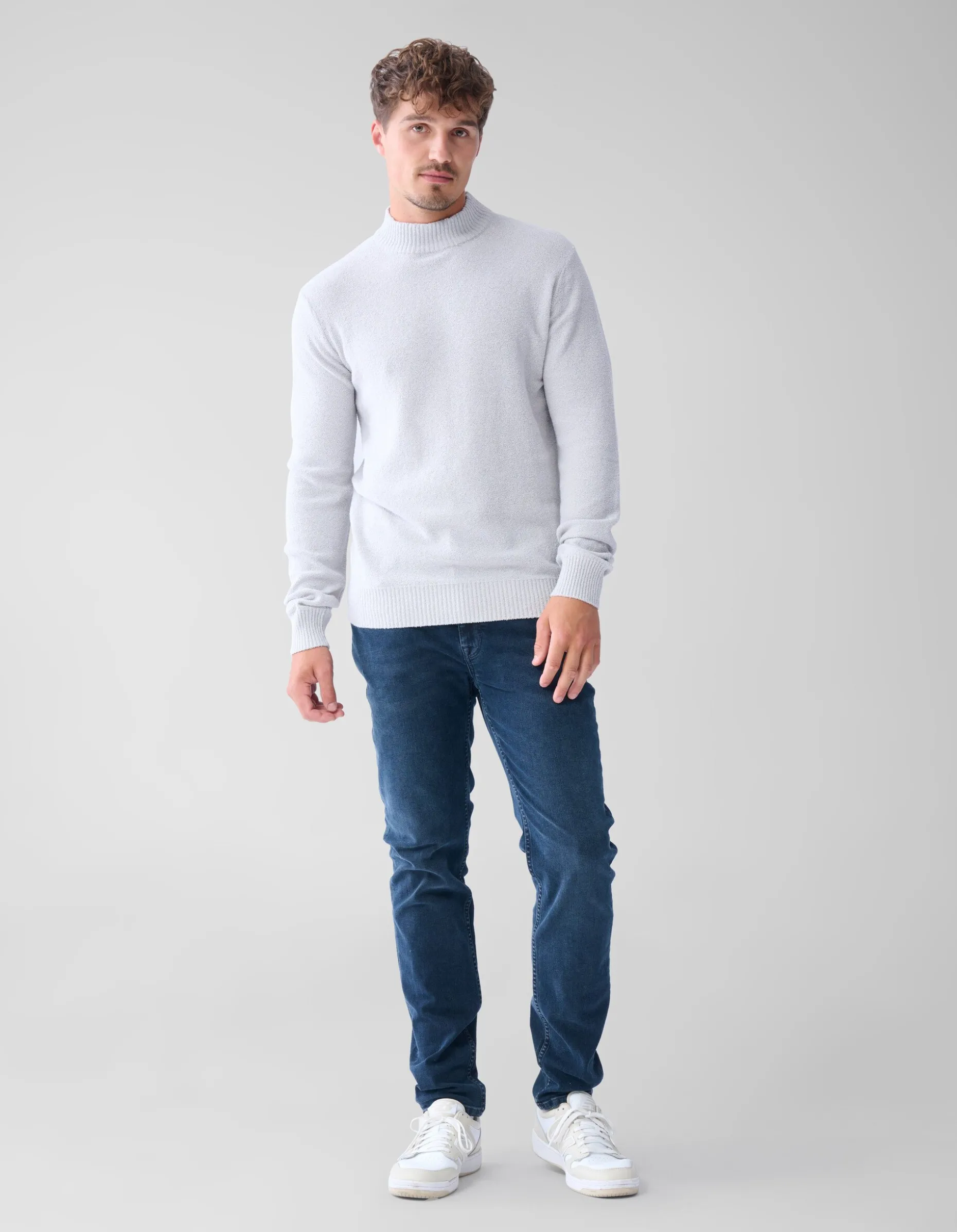 Boucle Trui Grijs