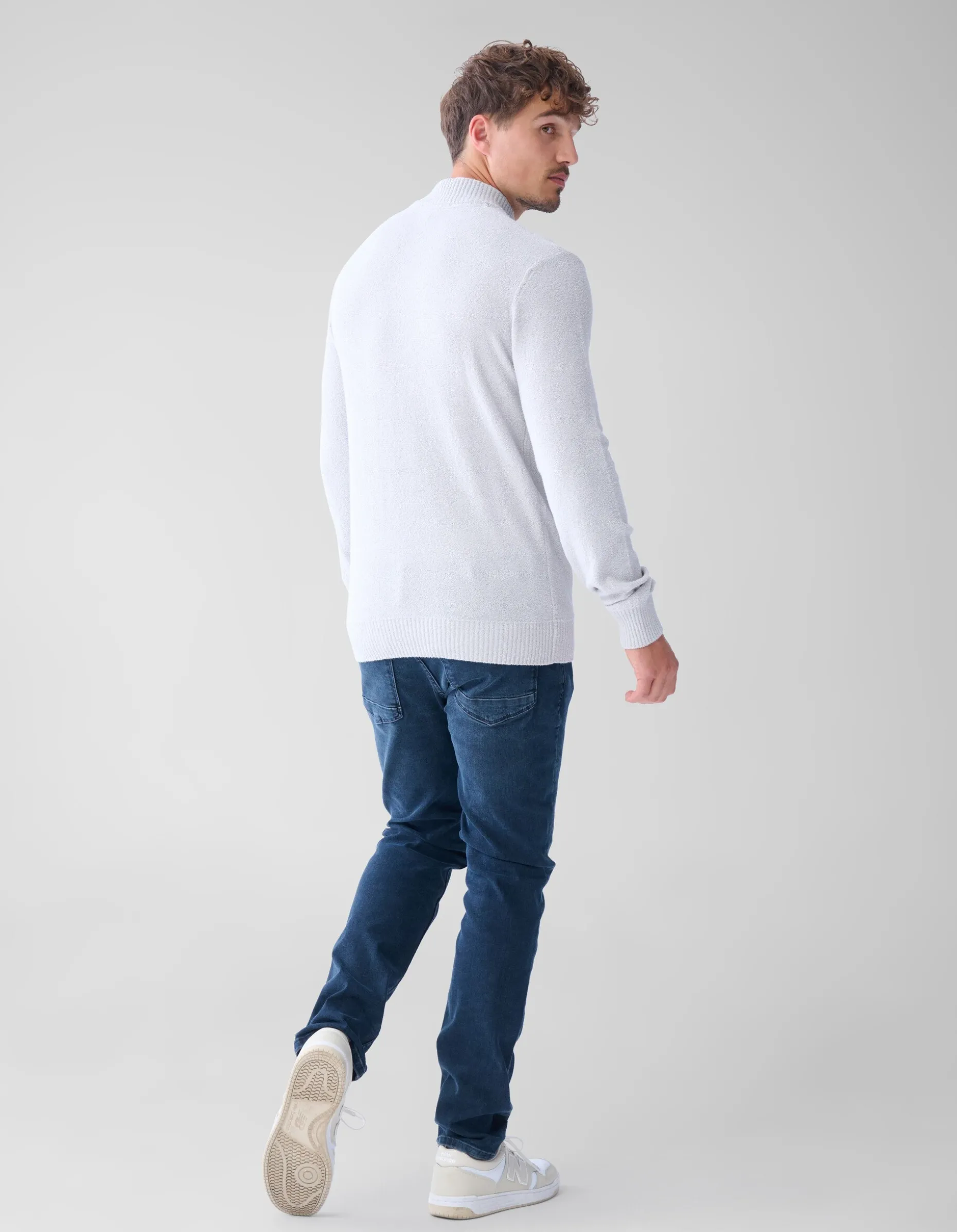 Boucle Trui Grijs