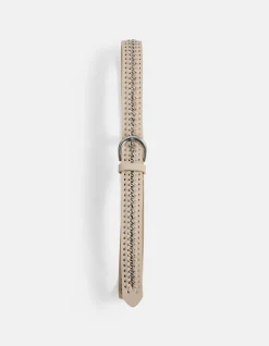 Braided Chain Riem Gebroken Wit