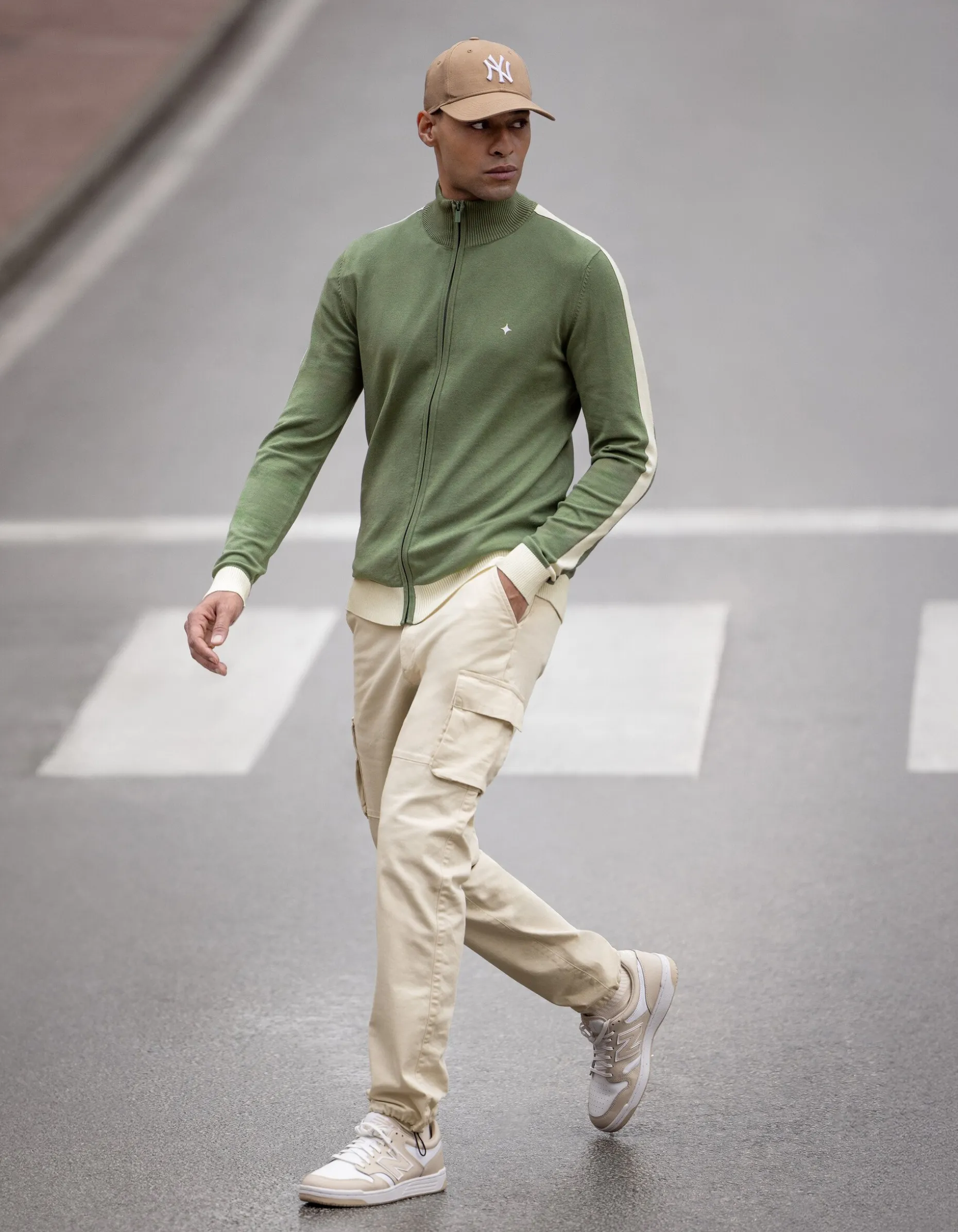 Cargo Broek Gebroken Wit