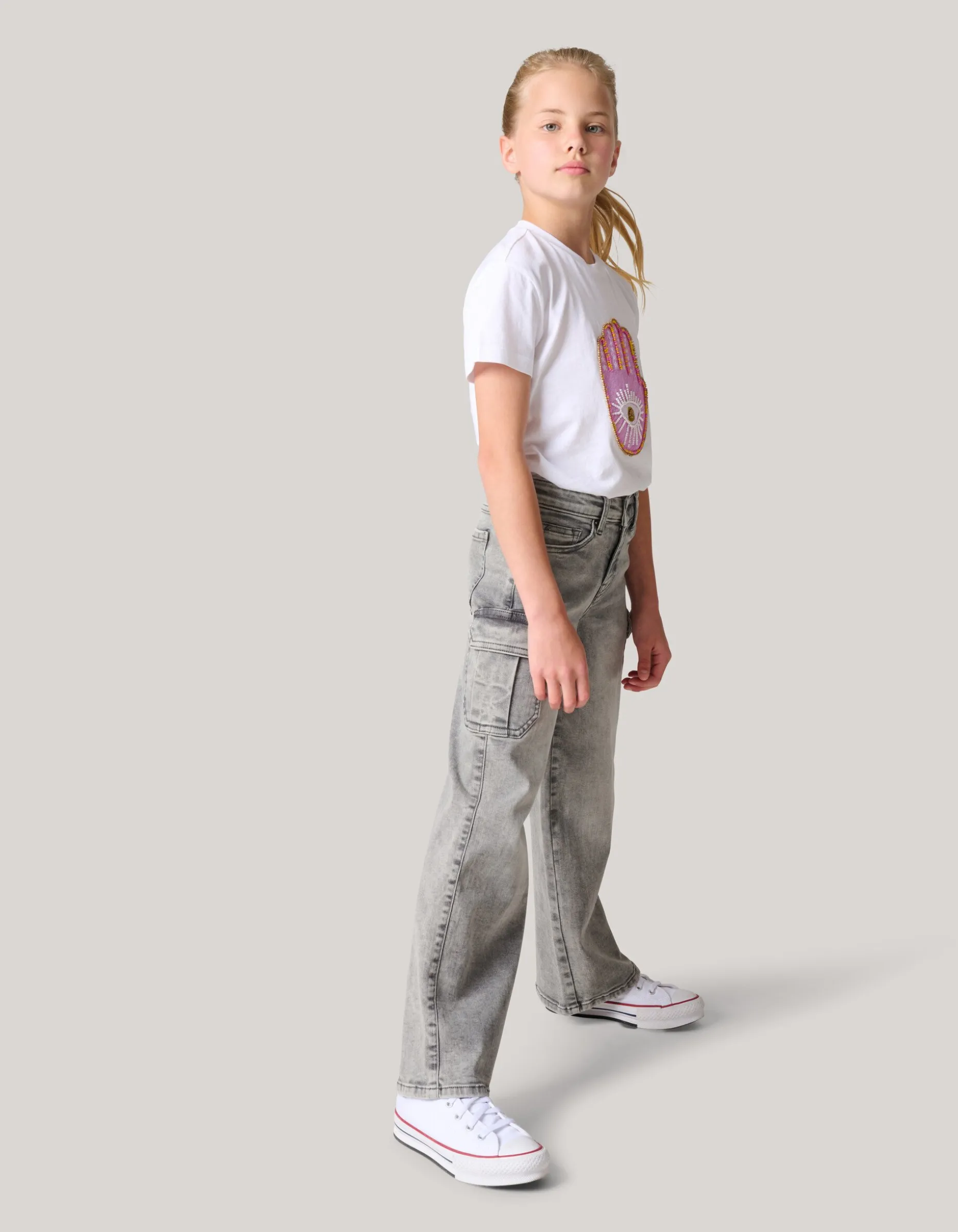 Cargo Jeans Grijs