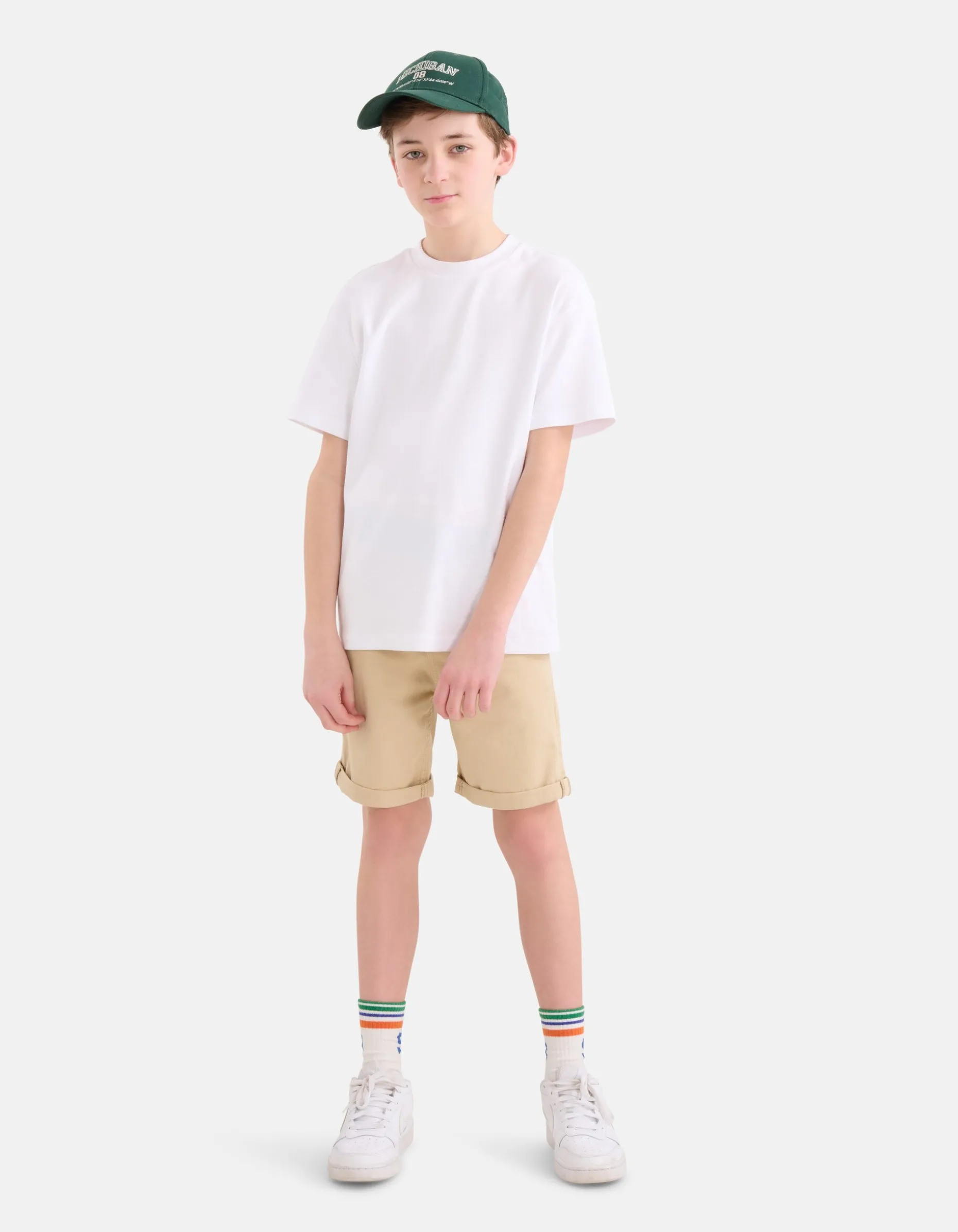 Casual Twill Short Beige