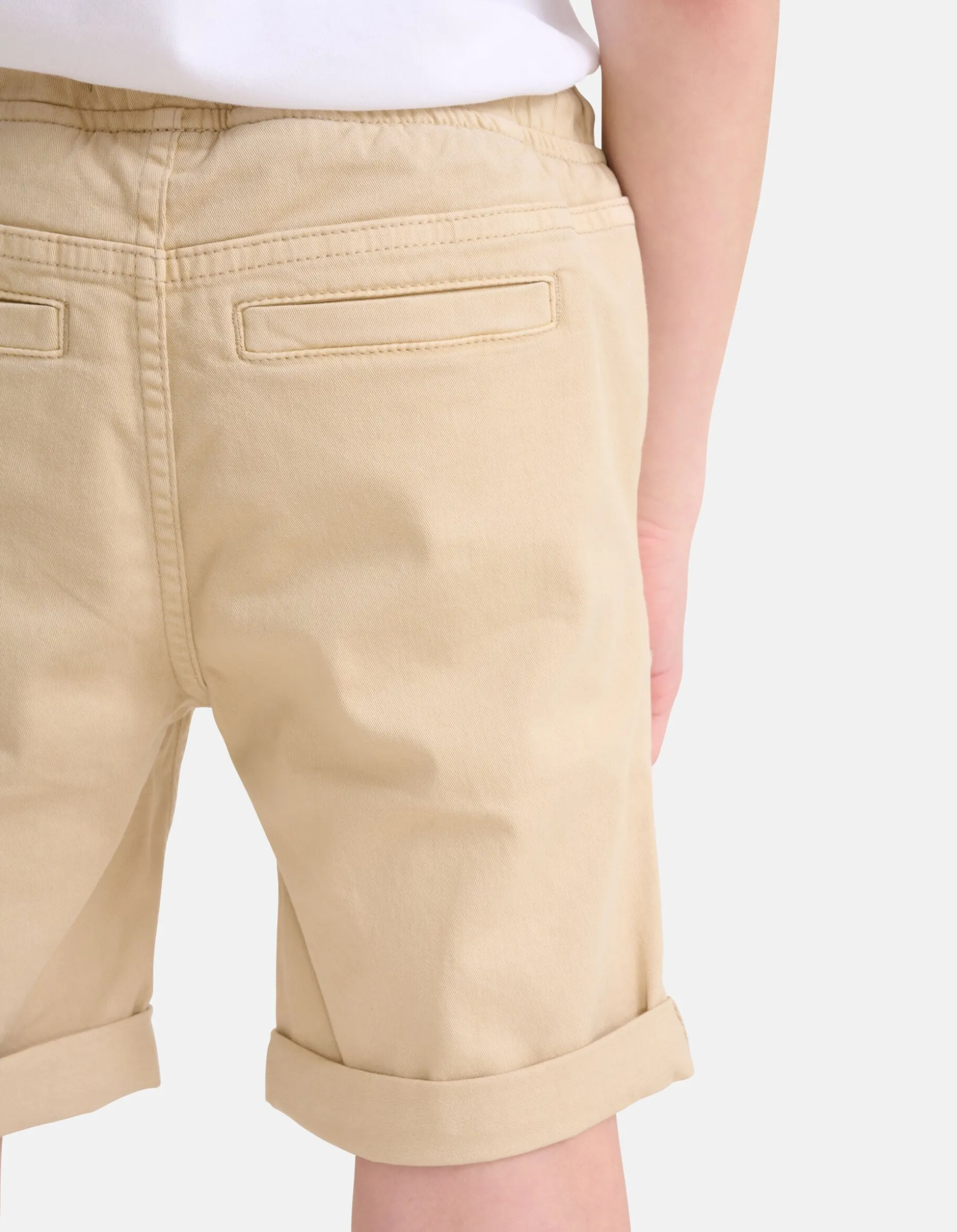 Casual Twill Short Beige