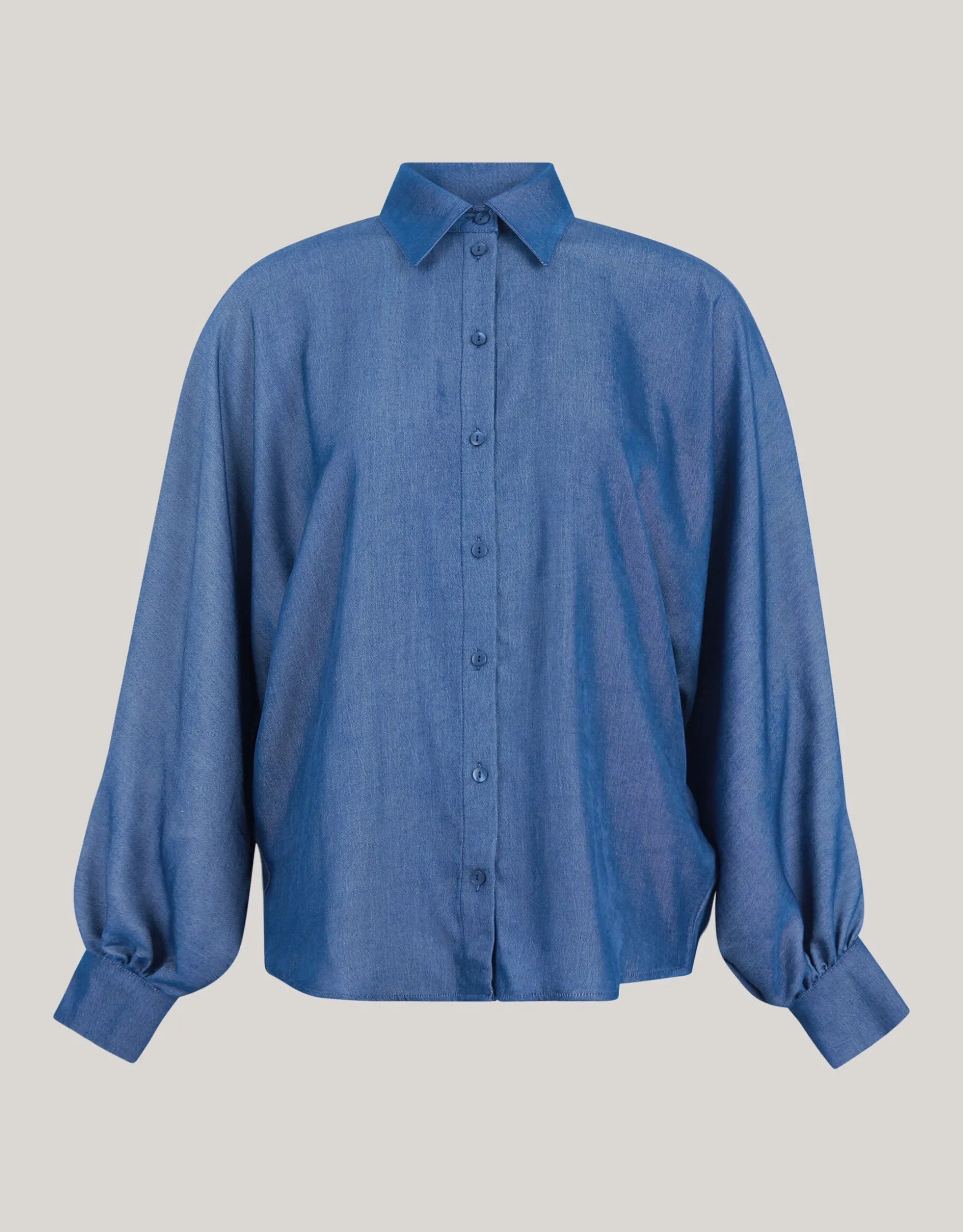 Chambray Blouse Blauw