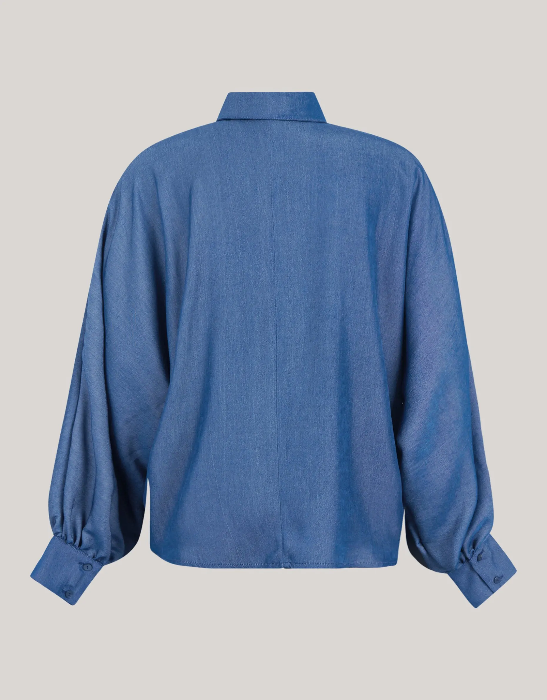 Chambray Blouse Blauw
