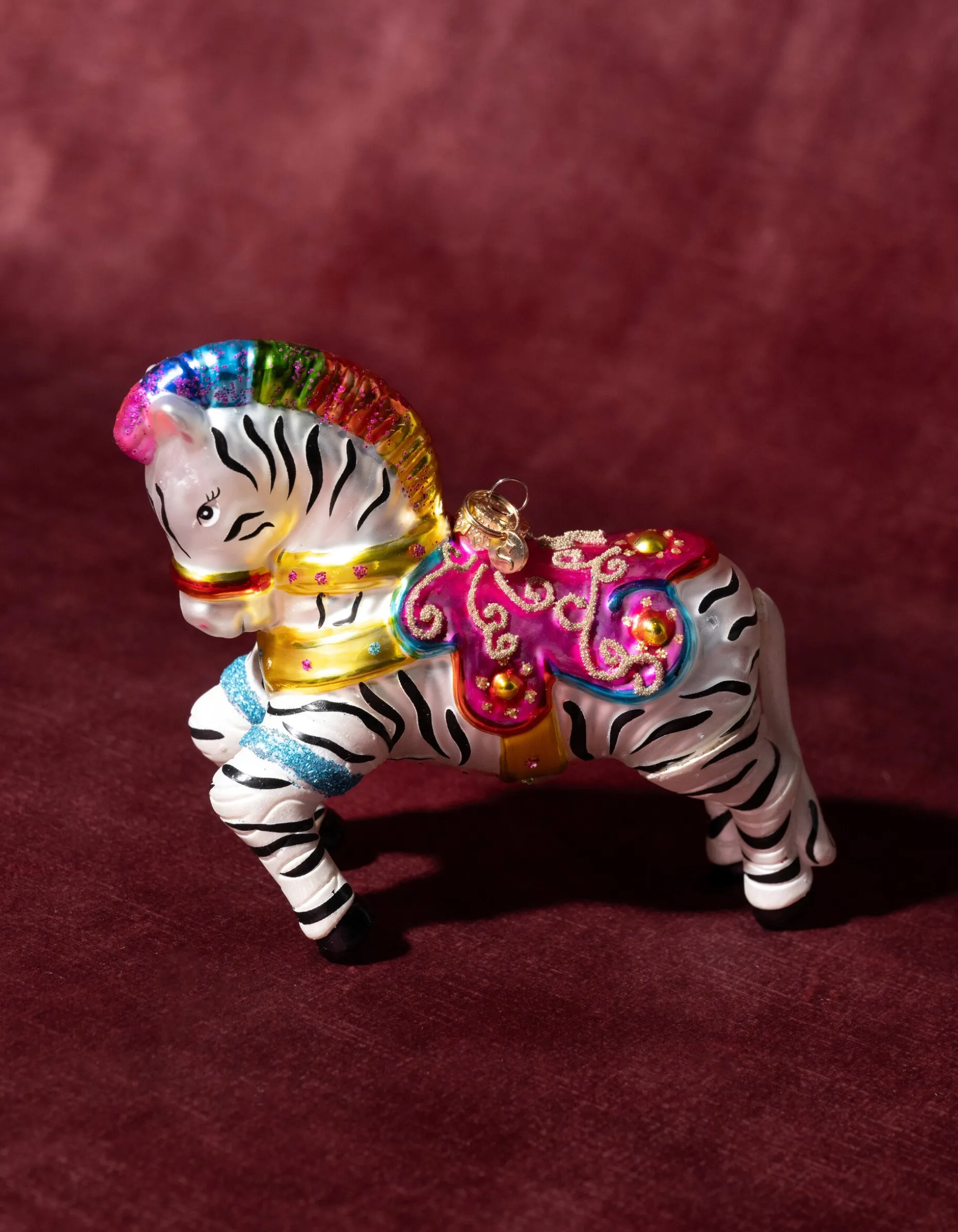 Circus Zebra Kerstbal Multicolor By Fred