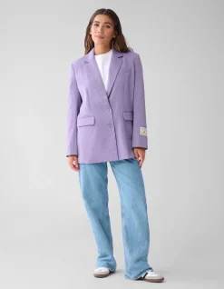 City Label Blazer Paars