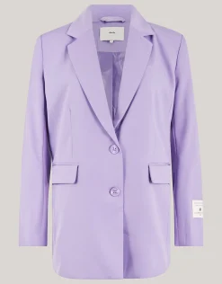 City Label Blazer Paars