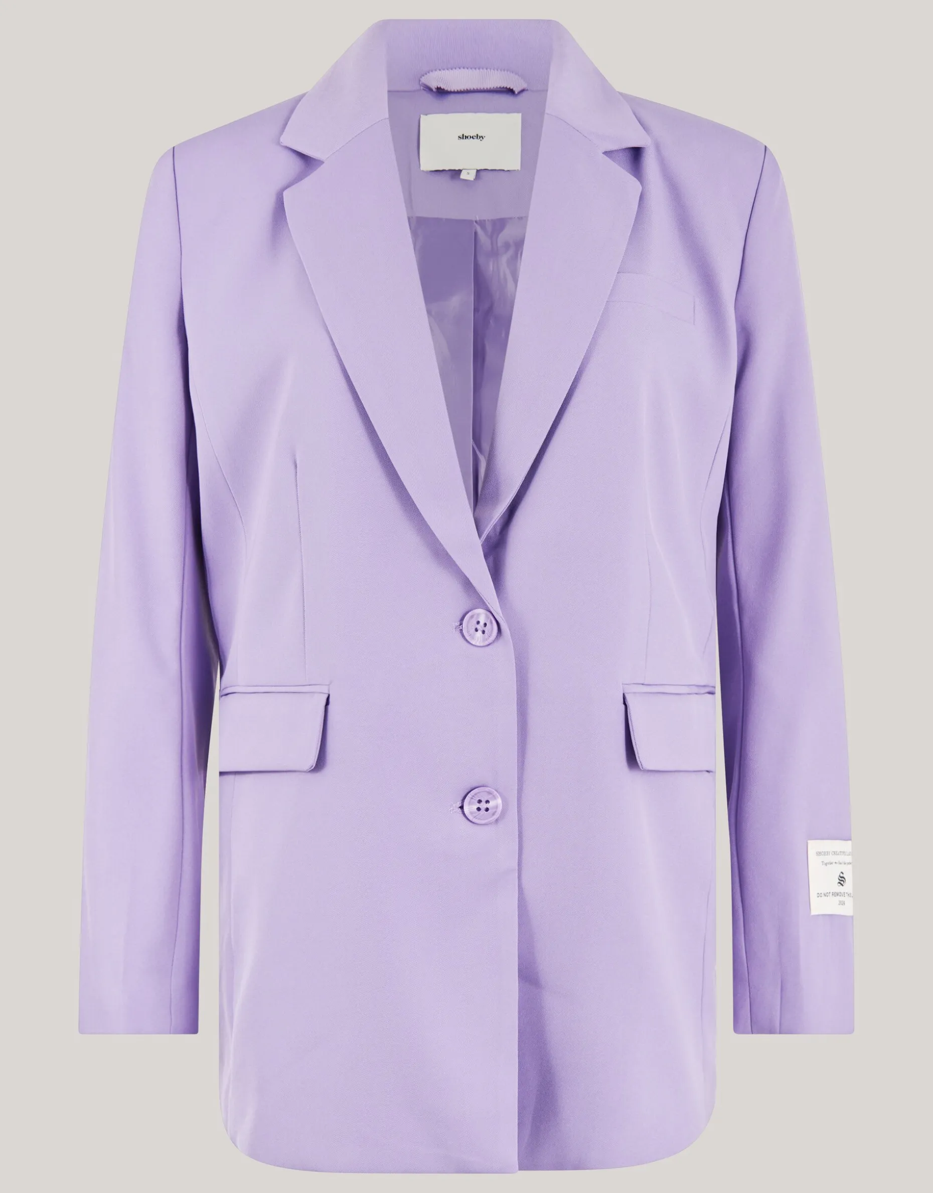 City Label Blazer Paars