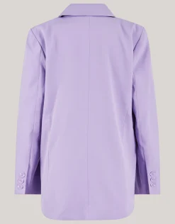 City Label Blazer Paars