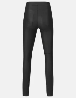 Coated Tregging Zwart