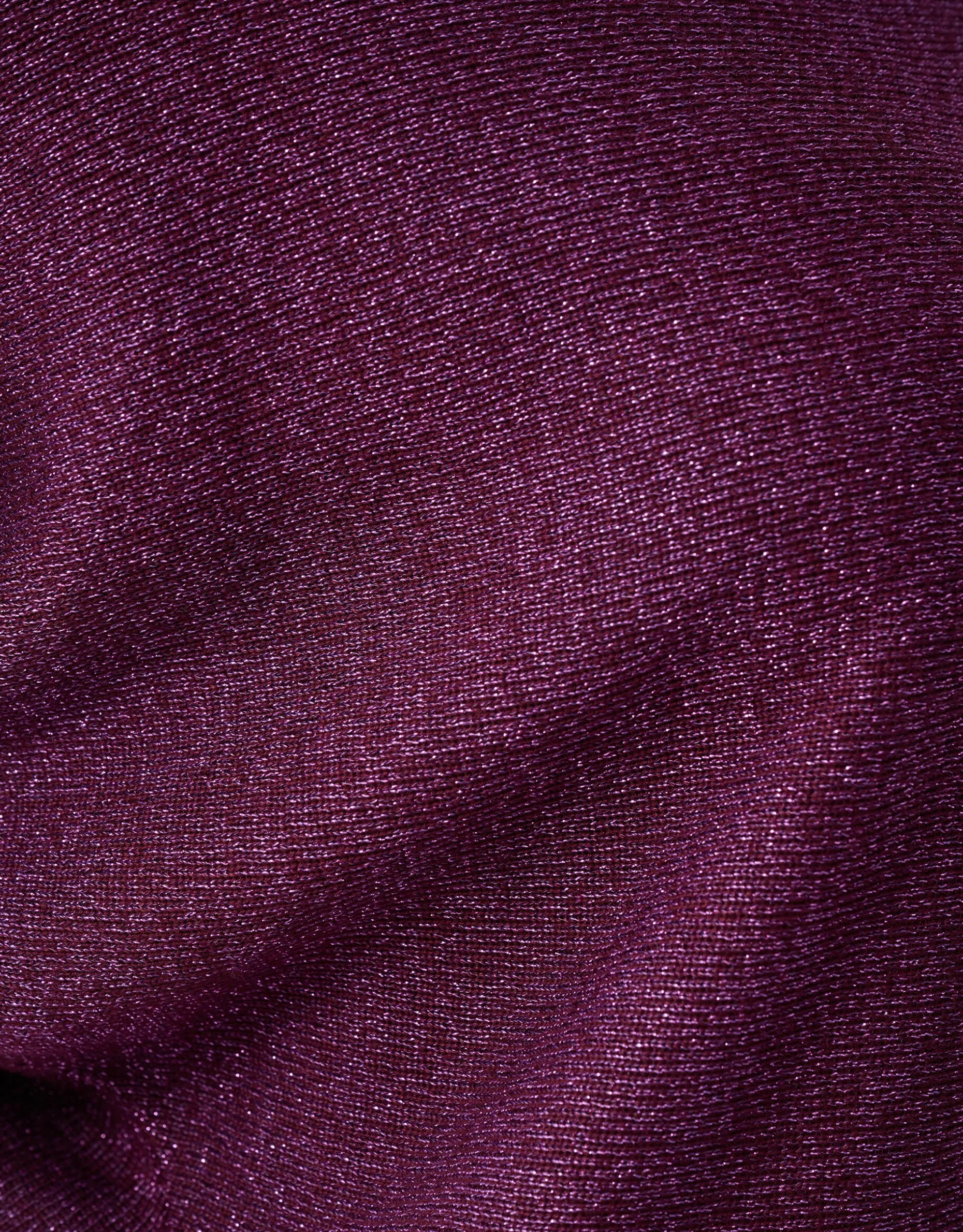 Colorblock Glitter Batwing Trui Paars