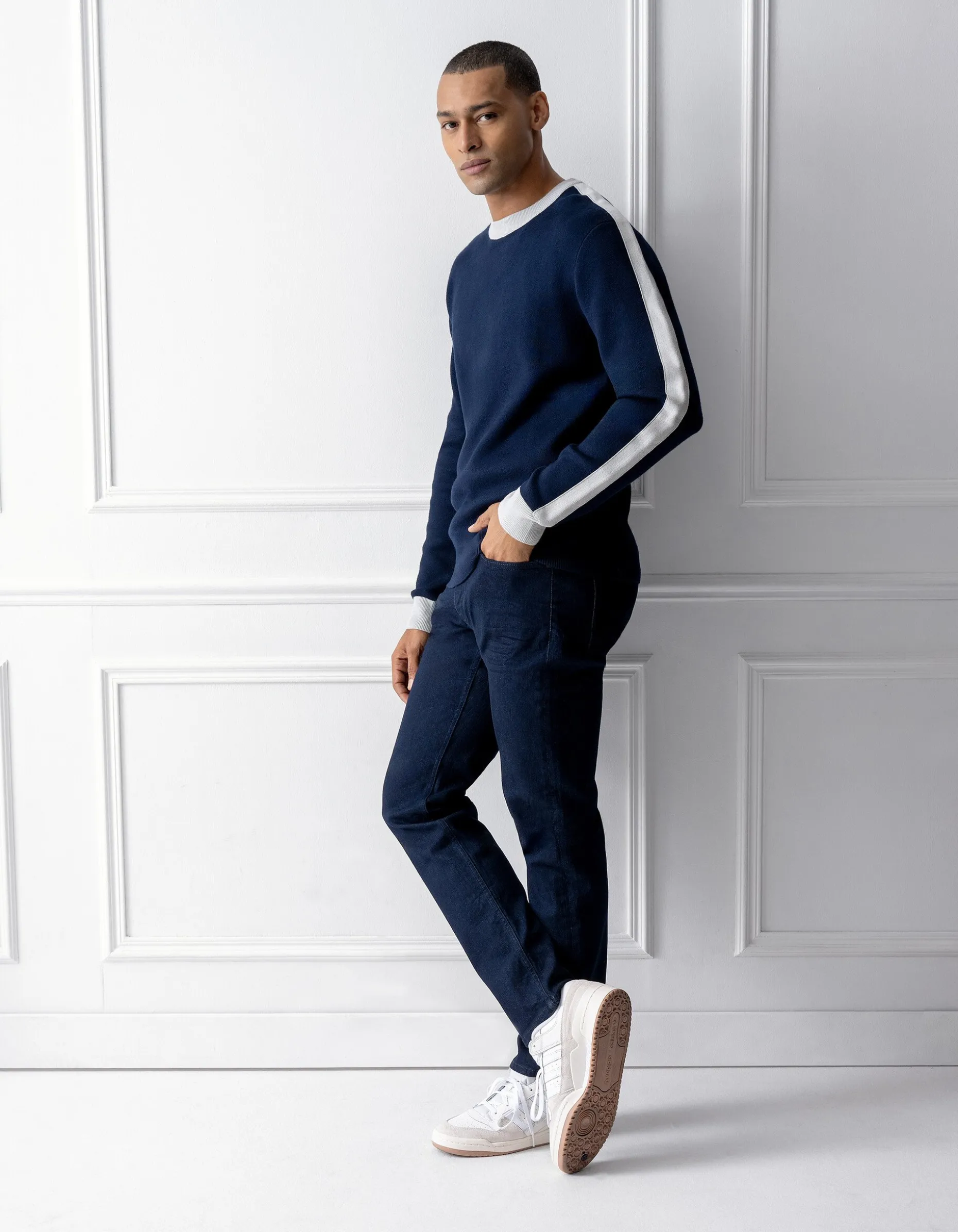 Contrast Trui Donkerblauw