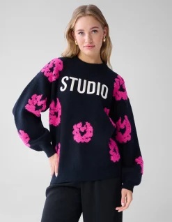 Contrast Trui Zwart