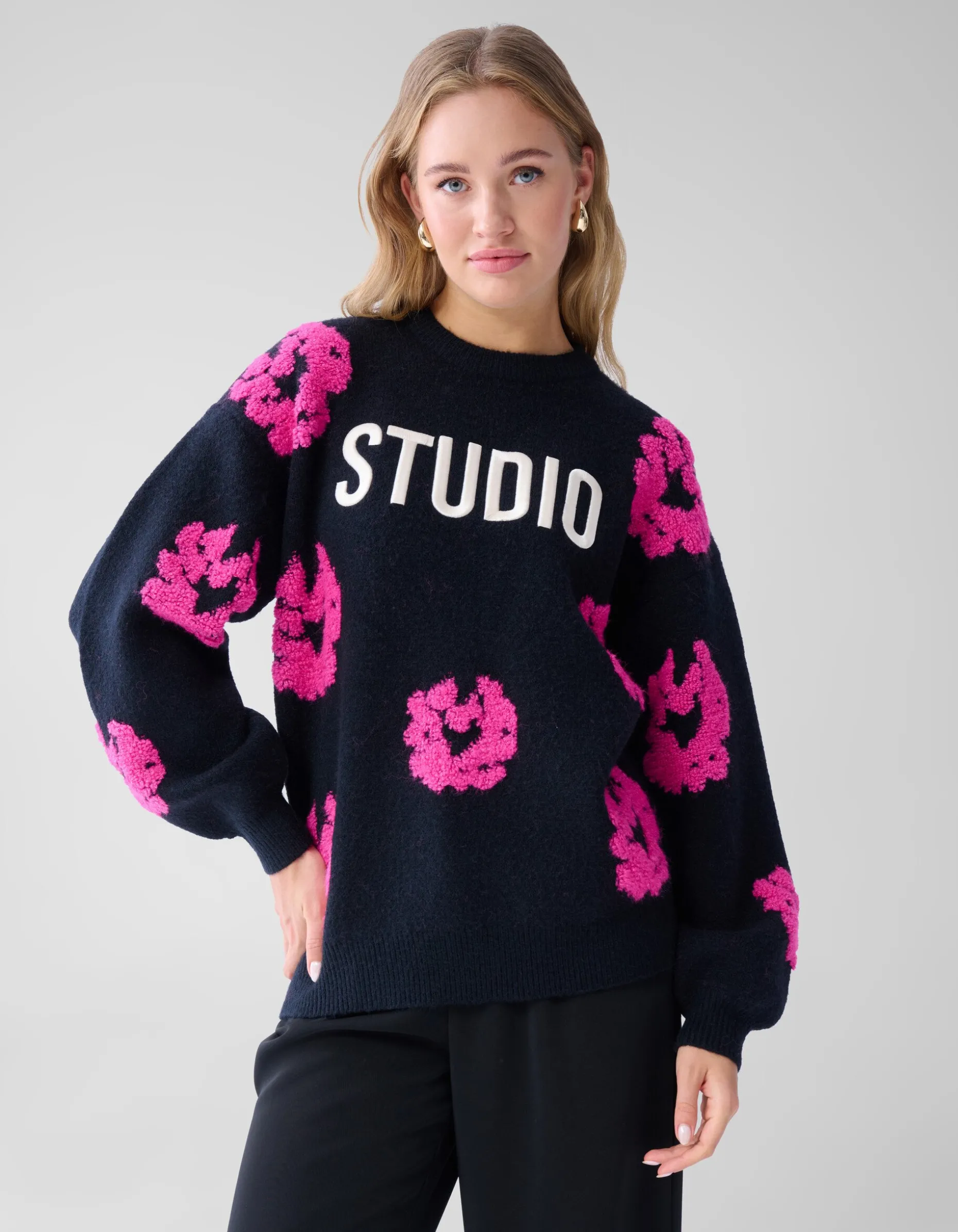 Contrast Trui Zwart